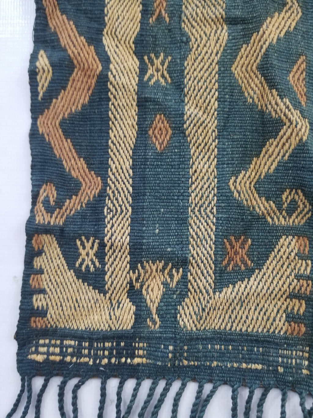 Vintage Traditional Indonesian Handwoven Sumba Ikat Textile 220x70cm