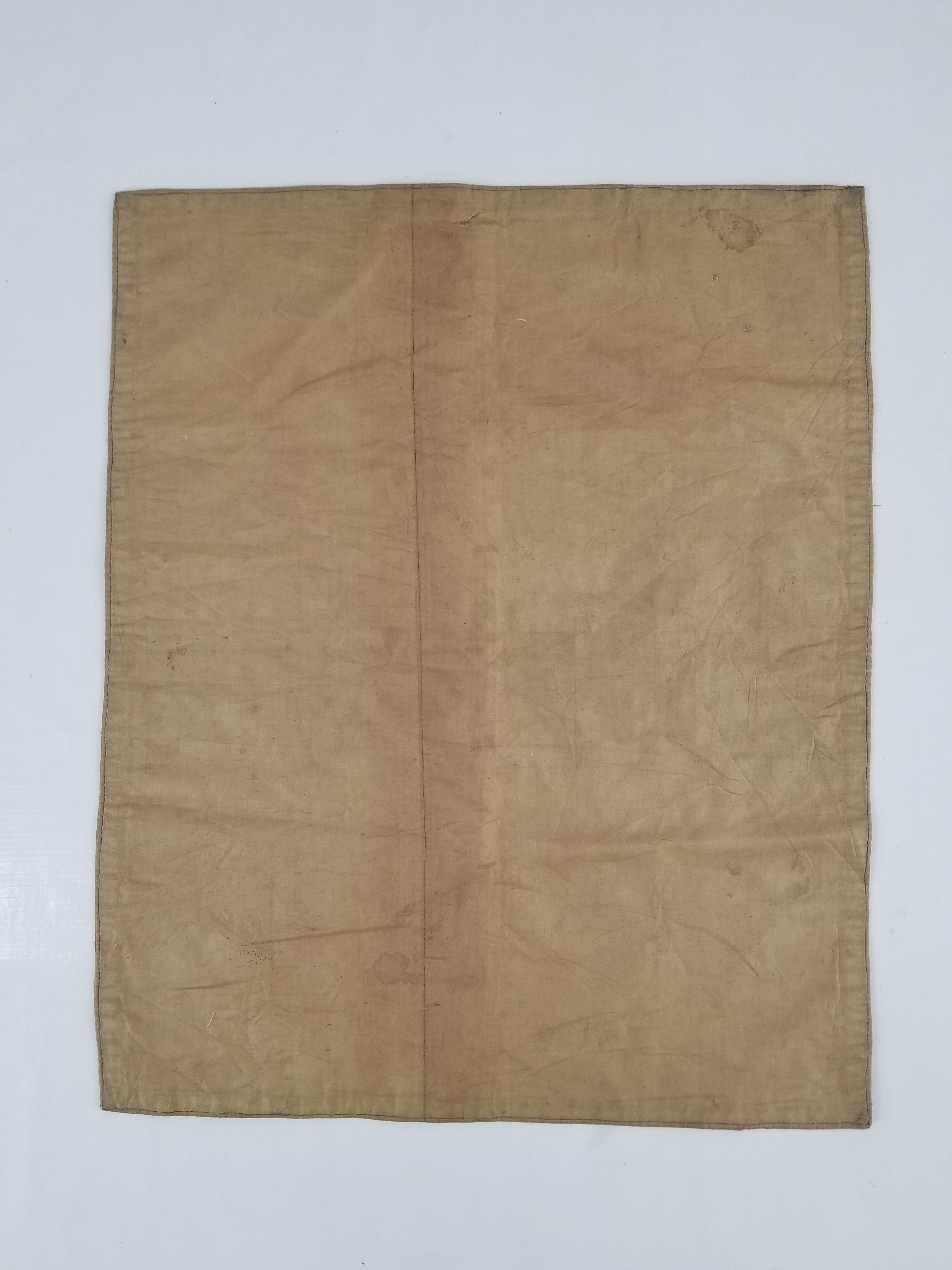 Antique Hand Embroidered Chinoiserie Floral Silk Panel 57x47cm