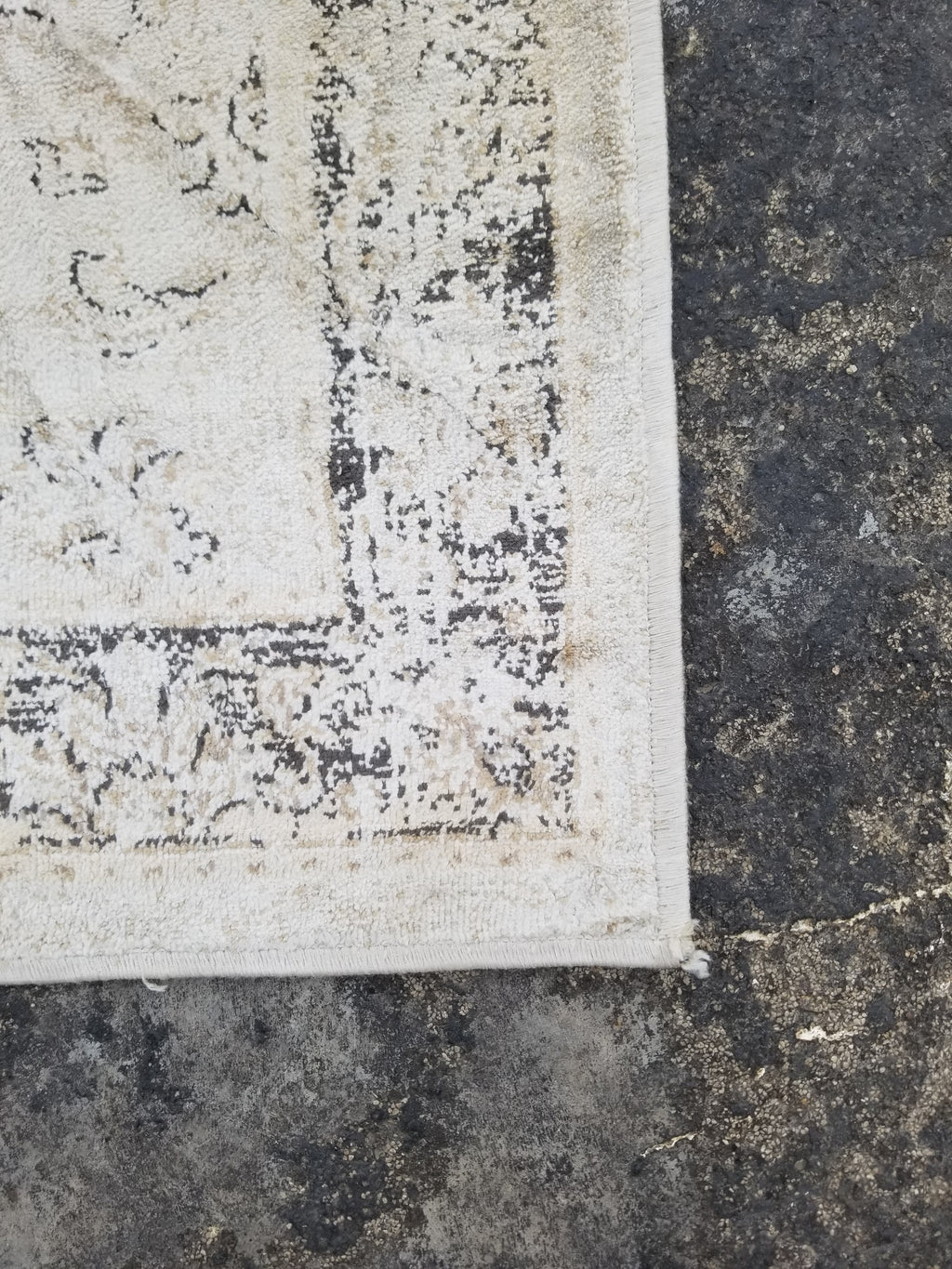 Distressed Vintage Traditional Handmade Oriental Wool Runner Rug 177x64cm