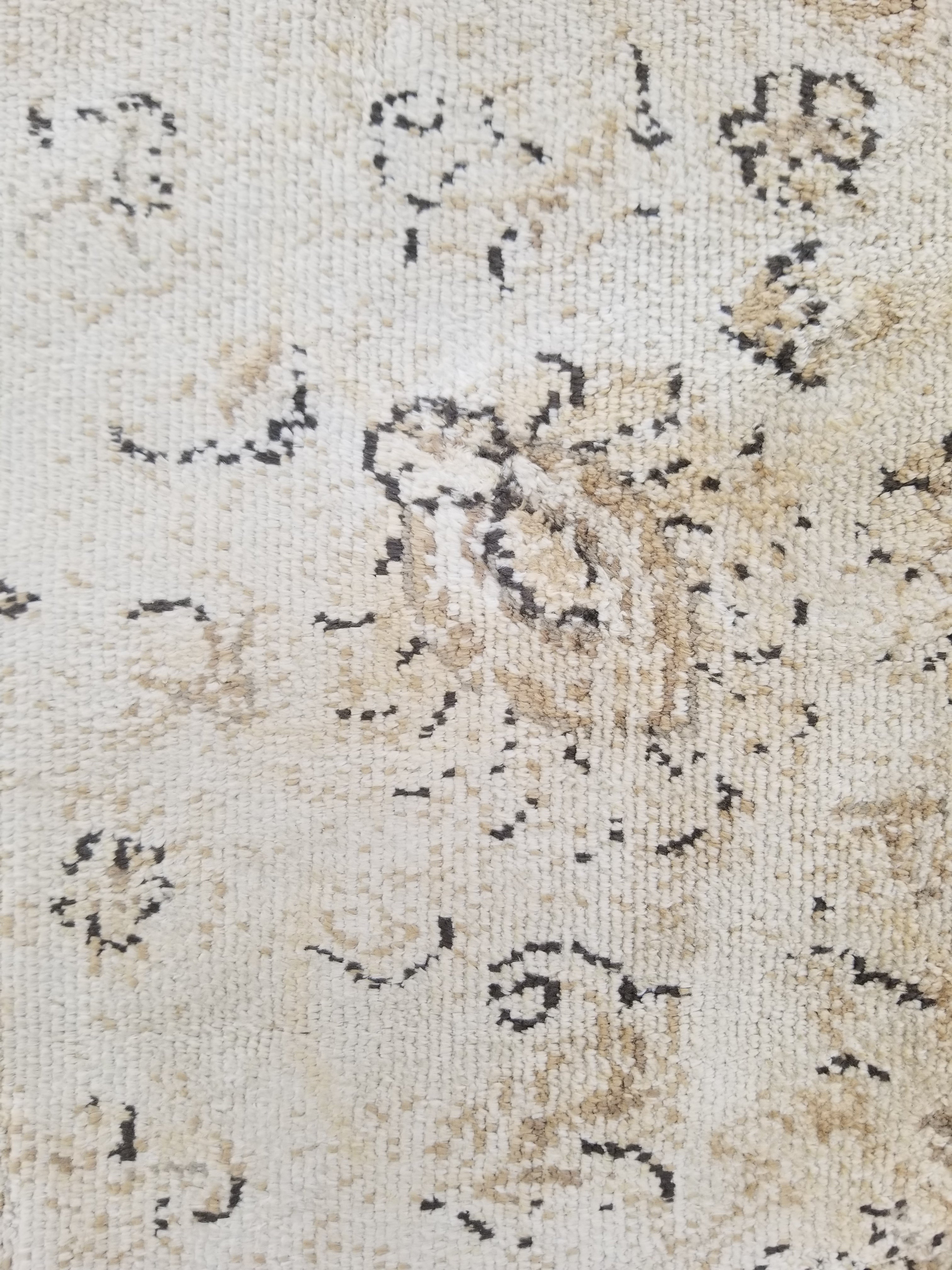 Distressed Vintage Traditional Handmade Oriental Wool Runner Rug 177x64cm