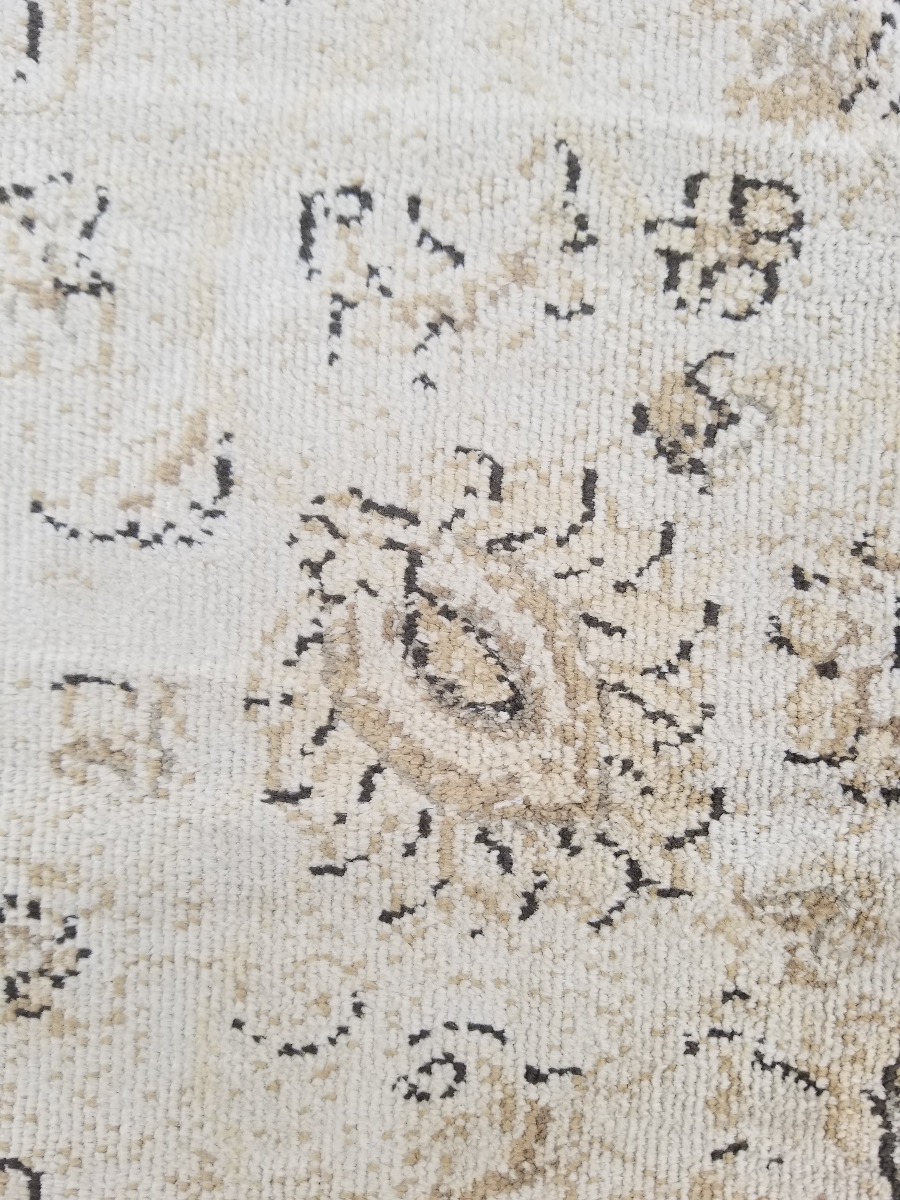 Distressed Vintage Traditional Handmade Oriental Wool Runner Rug 177x64cm