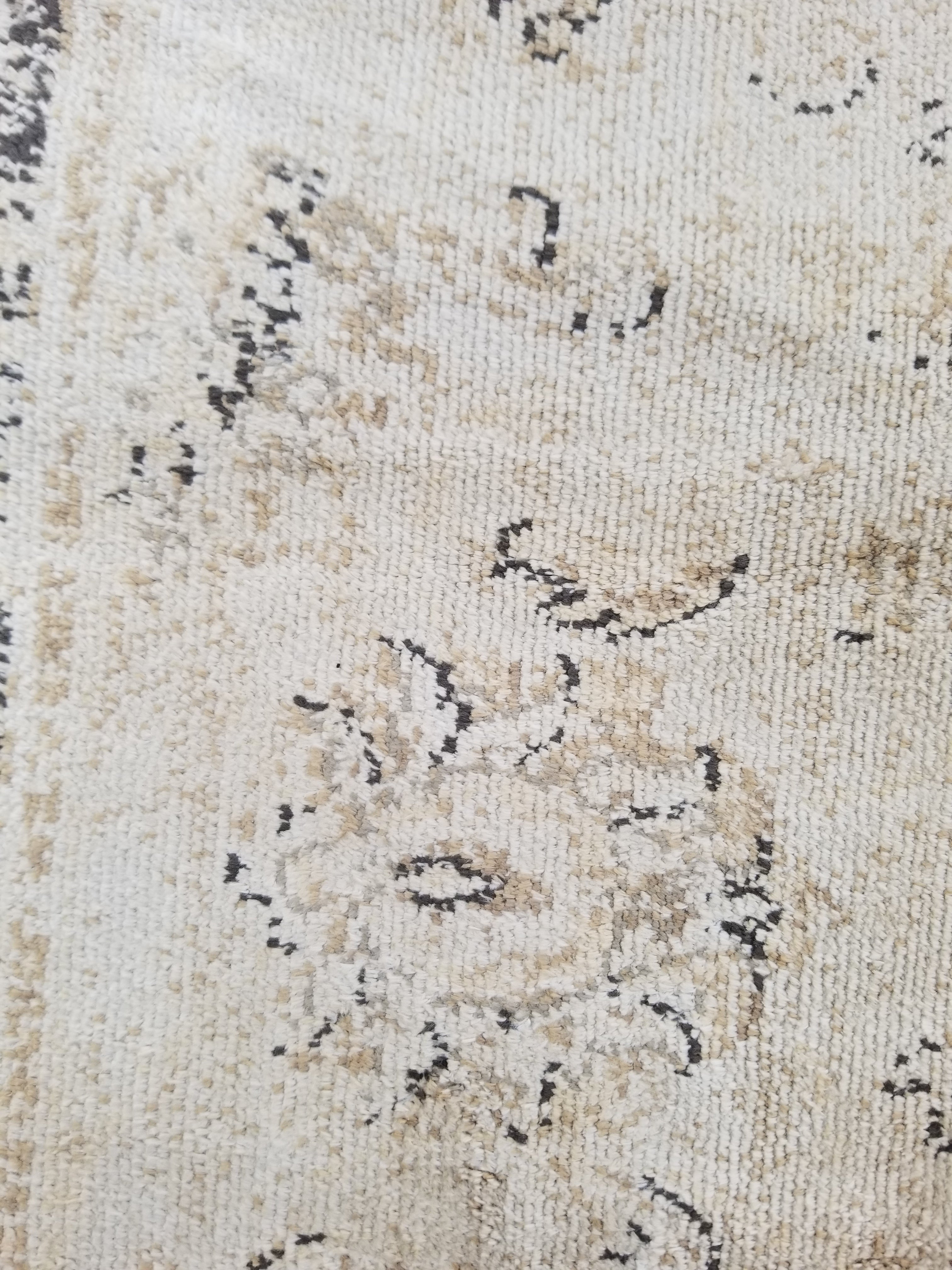 Distressed Vintage Traditional Handmade Oriental Wool Runner Rug 177x64cm