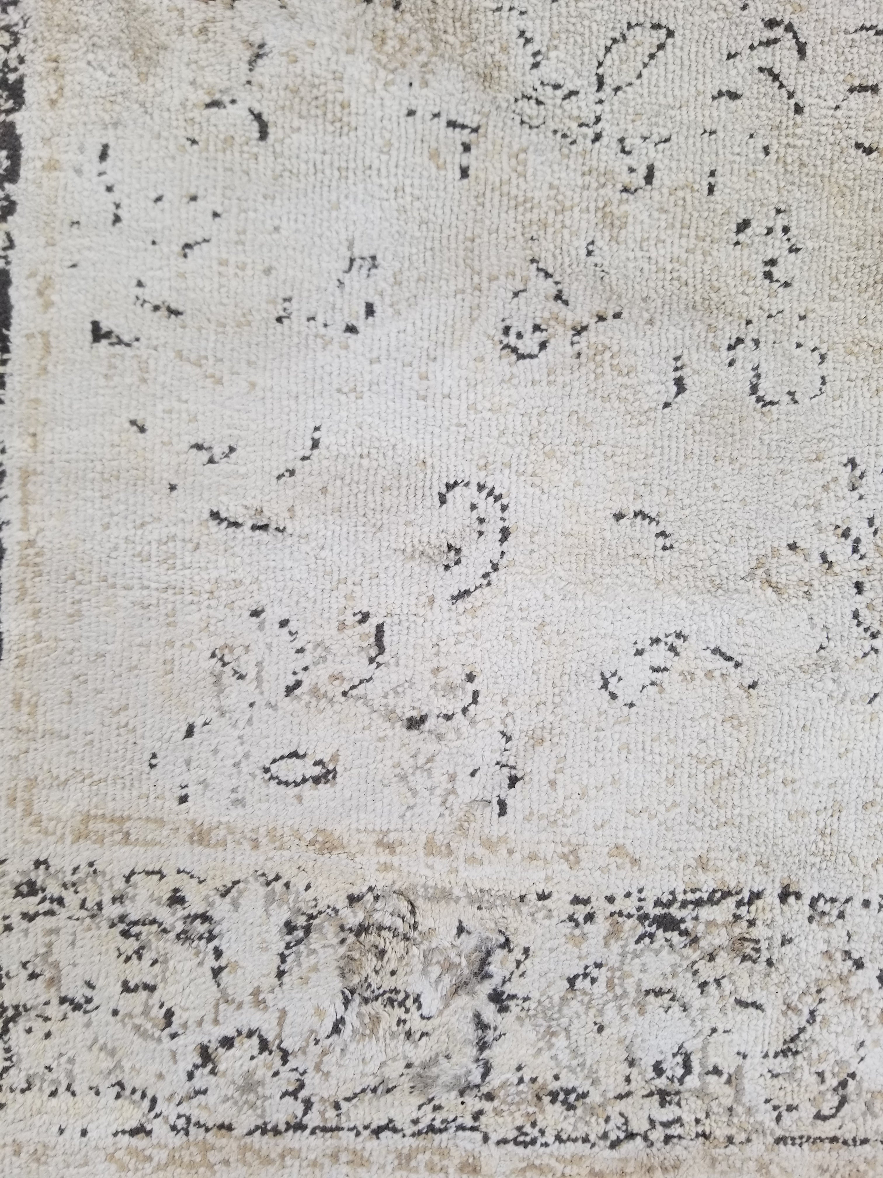 Distressed Vintage Traditional Handmade Oriental Wool Runner Rug 177x64cm