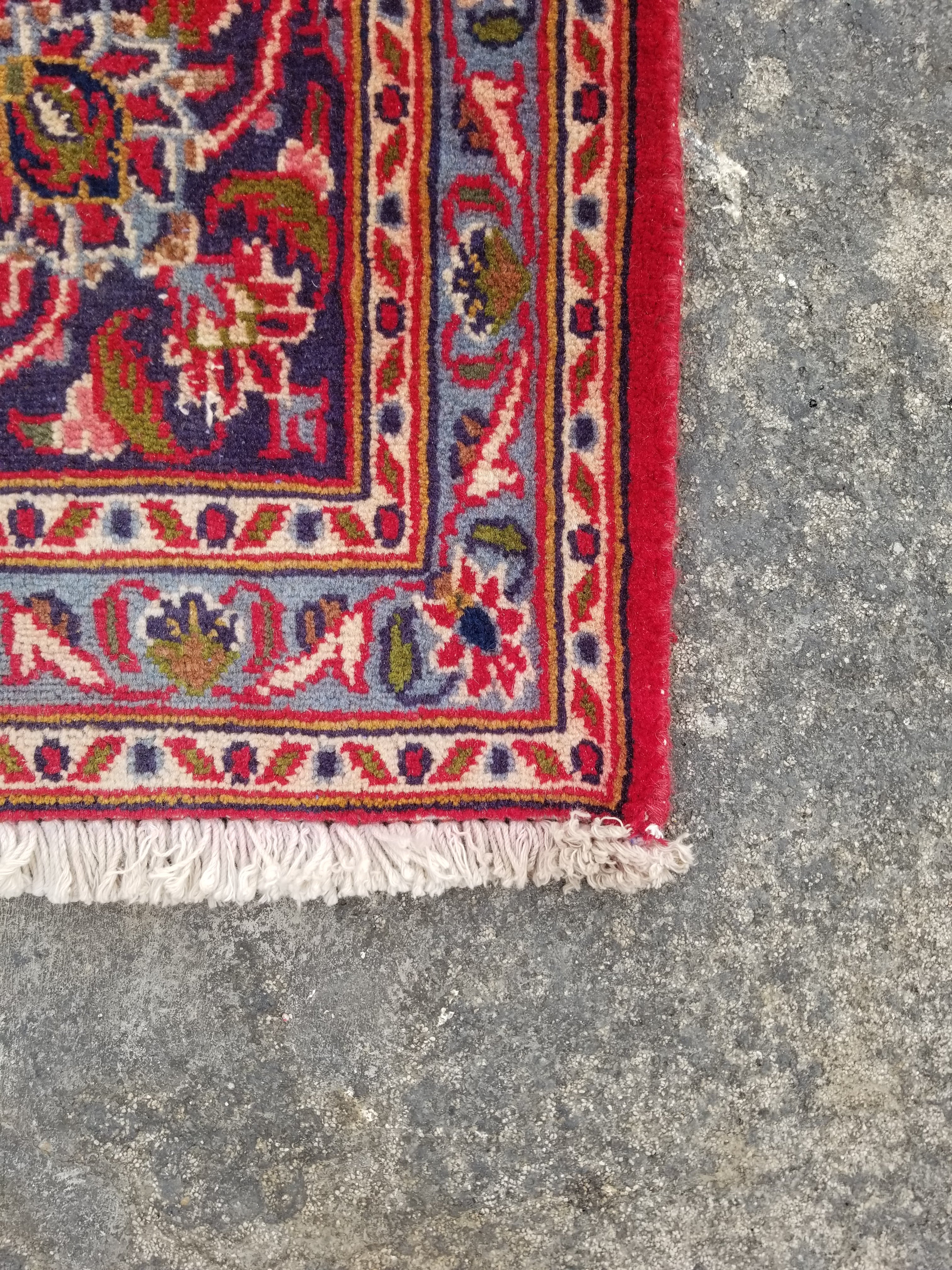 Antique Traditional Handmade Oriental Wool Multicolor Rug 289x195cm