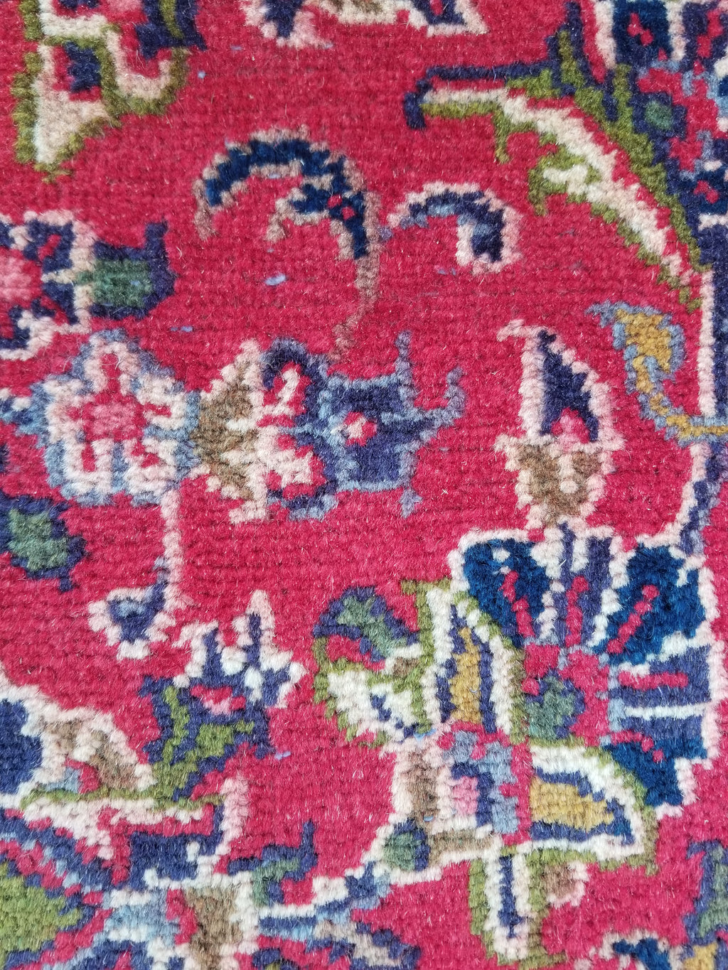 Antique Traditional Handmade Oriental Wool Multicolor Rug 289x195cm
