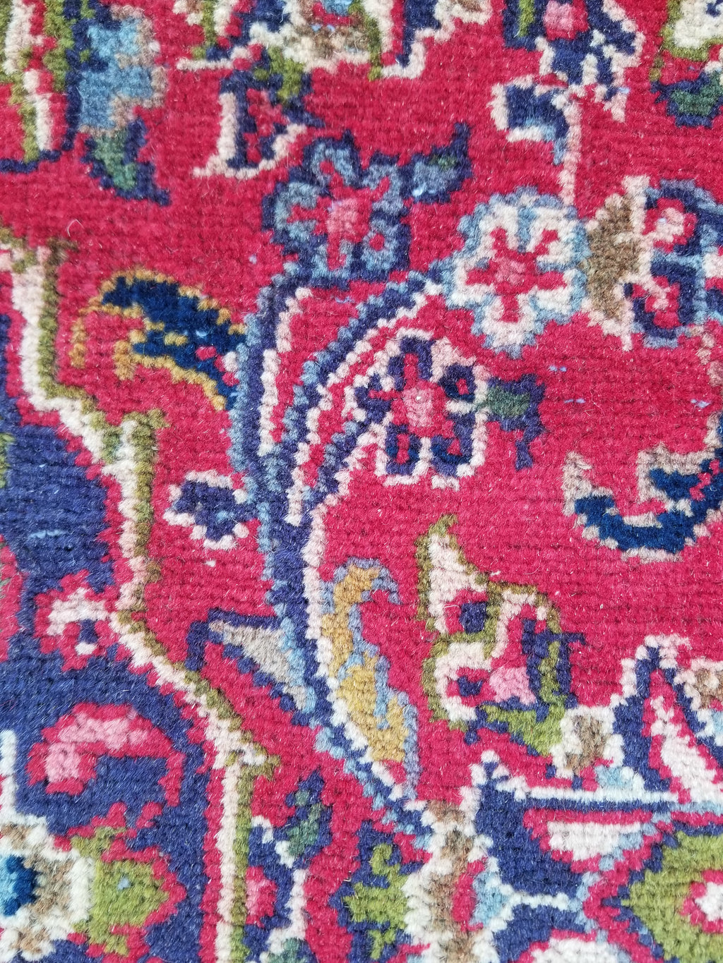 Antique Traditional Handmade Oriental Wool Multicolor Rug 289x195cm