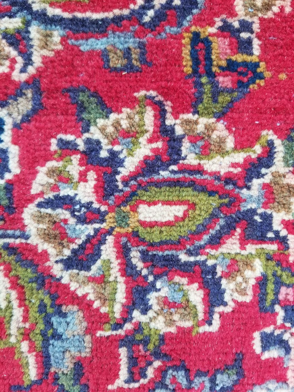 Antique Traditional Handmade Oriental Wool Multicolor Rug 289x195cm