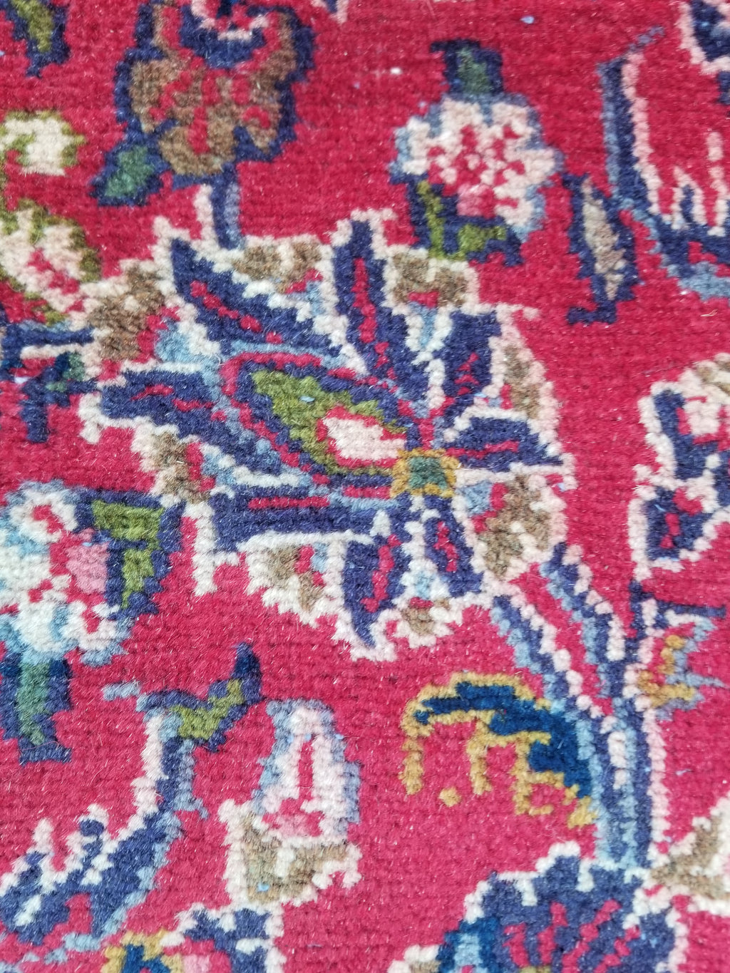 Antique Traditional Handmade Oriental Wool Multicolor Rug 289x195cm