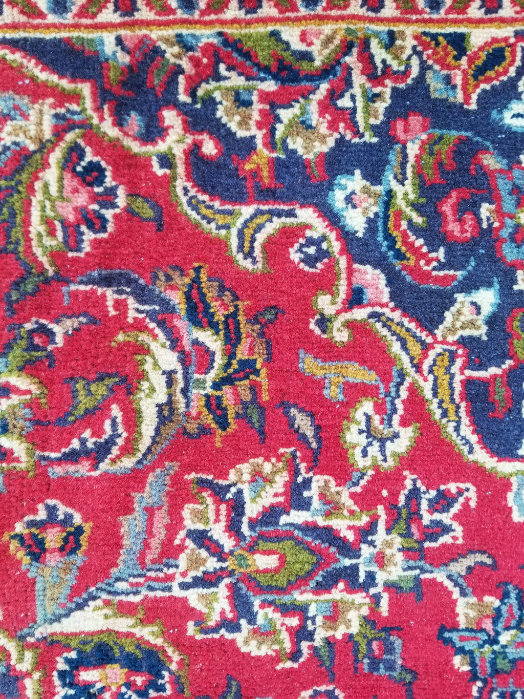 Antique Traditional Handmade Oriental Wool Multicolor Rug 289x195cm