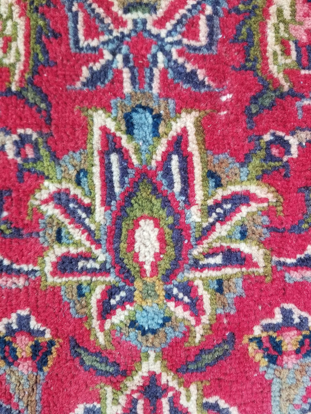 Antique Traditional Handmade Oriental Wool Multicolor Rug 289x195cm