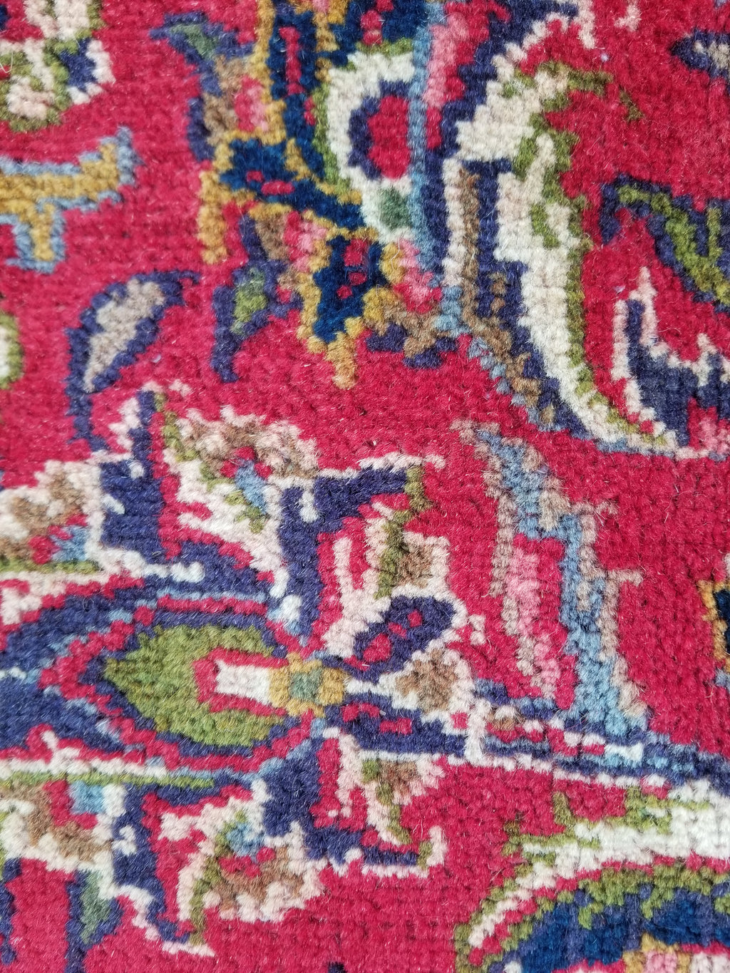 Antique Traditional Handmade Oriental Wool Multicolor Rug 289x195cm