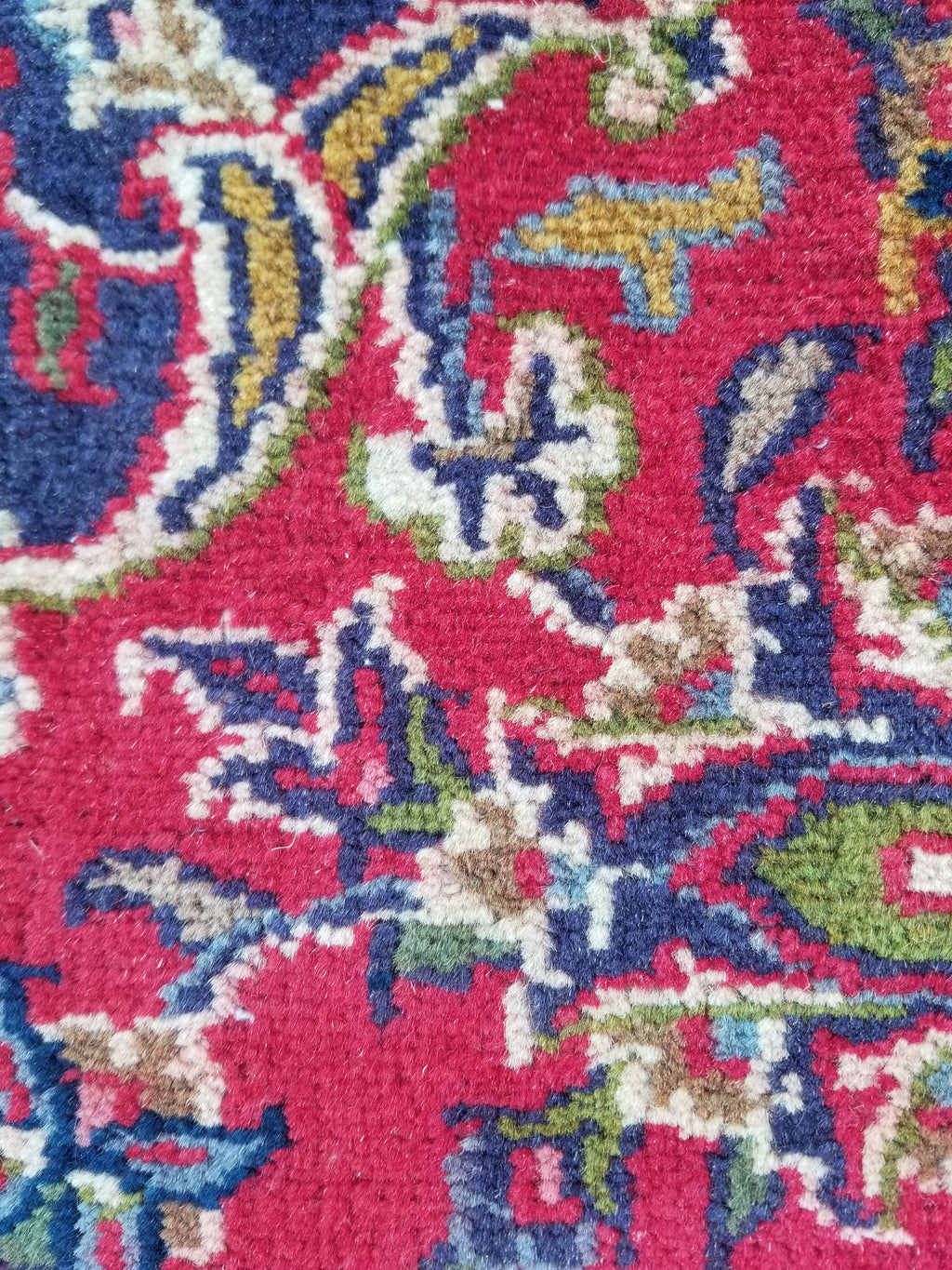 Antique Traditional Handmade Oriental Wool Multicolor Rug 289x195cm