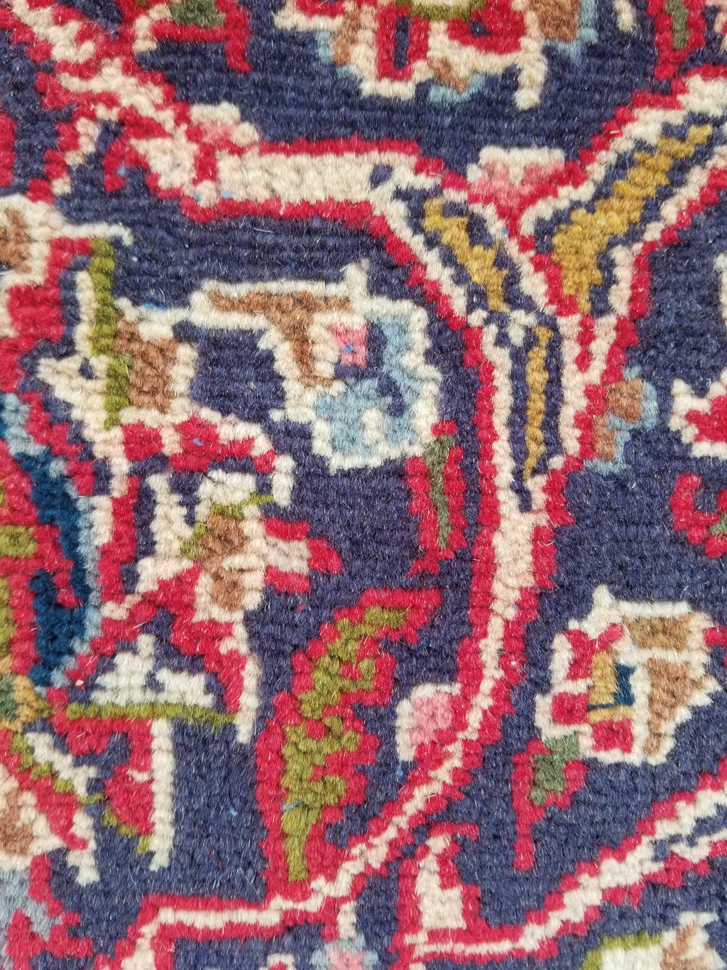 Antique Traditional Handmade Oriental Wool Multicolor Rug 289x195cm