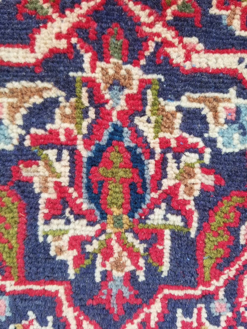 Antique Traditional Handmade Oriental Wool Multicolor Rug 289x195cm