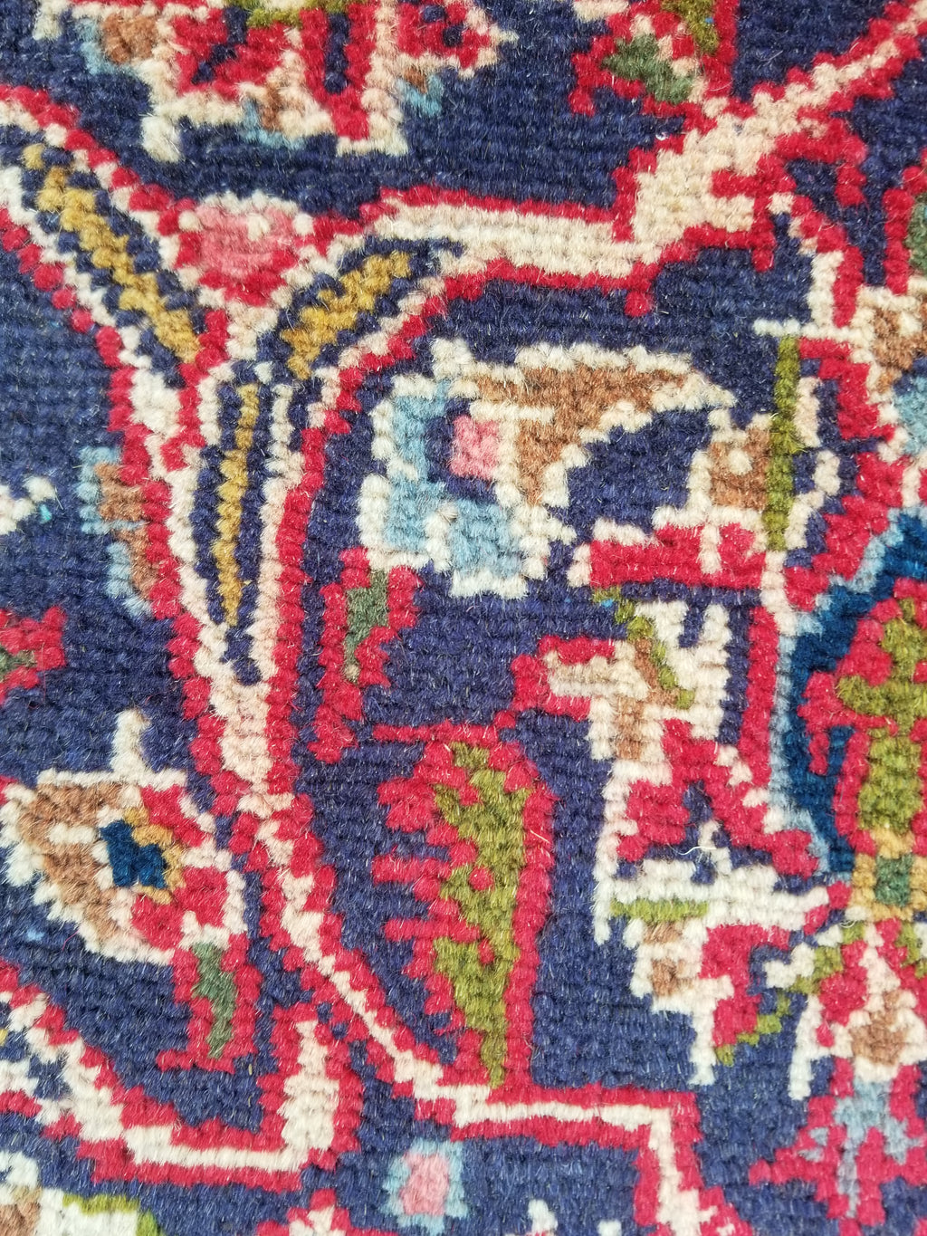 Antique Traditional Handmade Oriental Wool Multicolor Rug 289x195cm