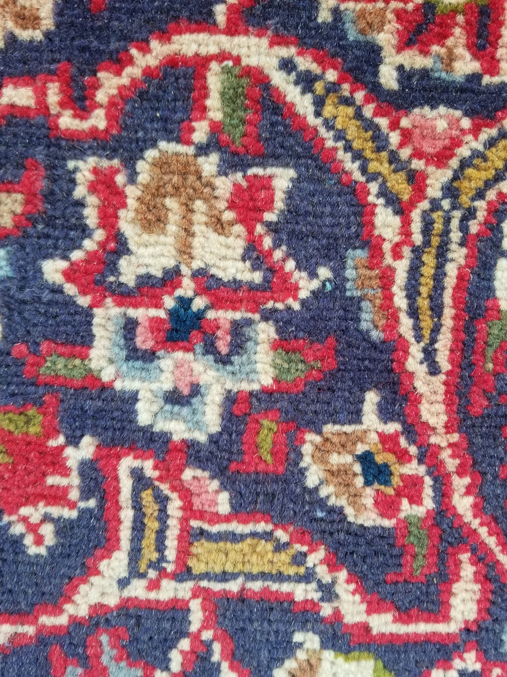 Antique Traditional Handmade Oriental Wool Multicolor Rug 289x195cm