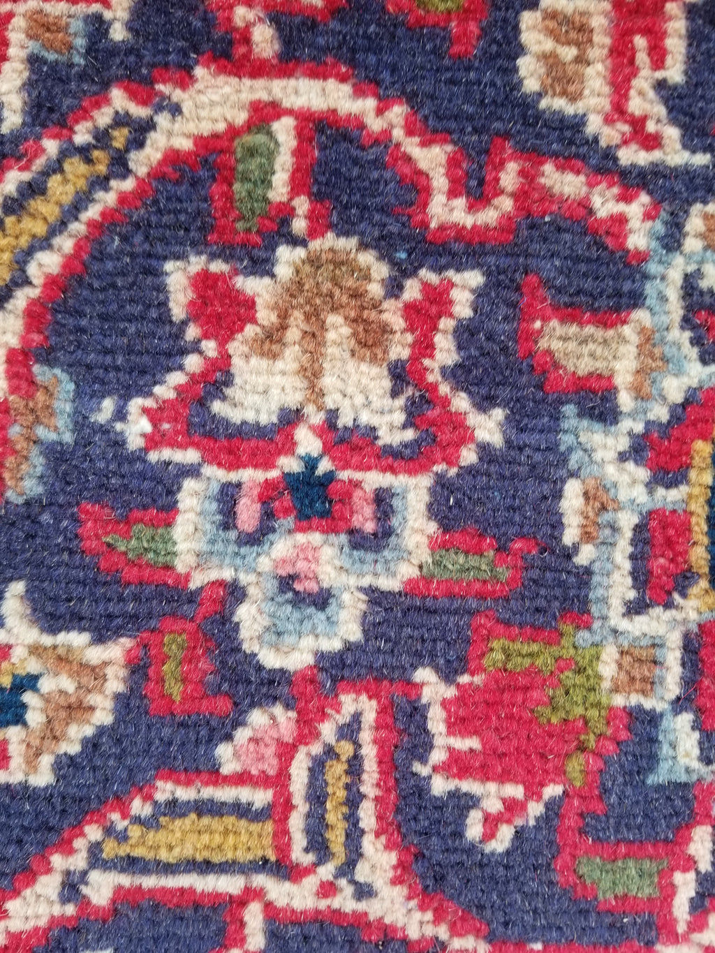 Antique Traditional Handmade Oriental Wool Multicolor Rug 289x195cm