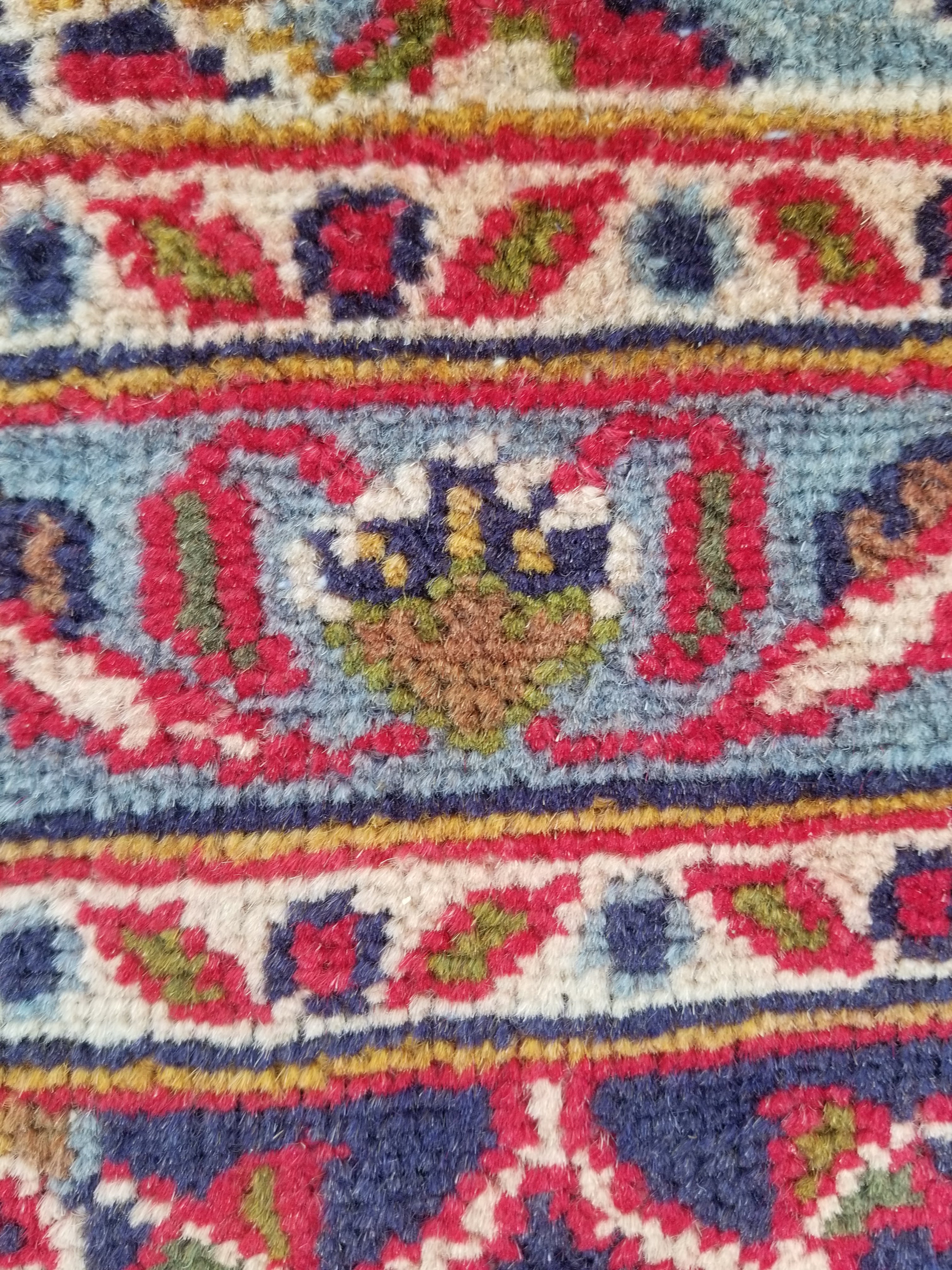 Antique Traditional Handmade Oriental Wool Multicolor Rug 289x195cm