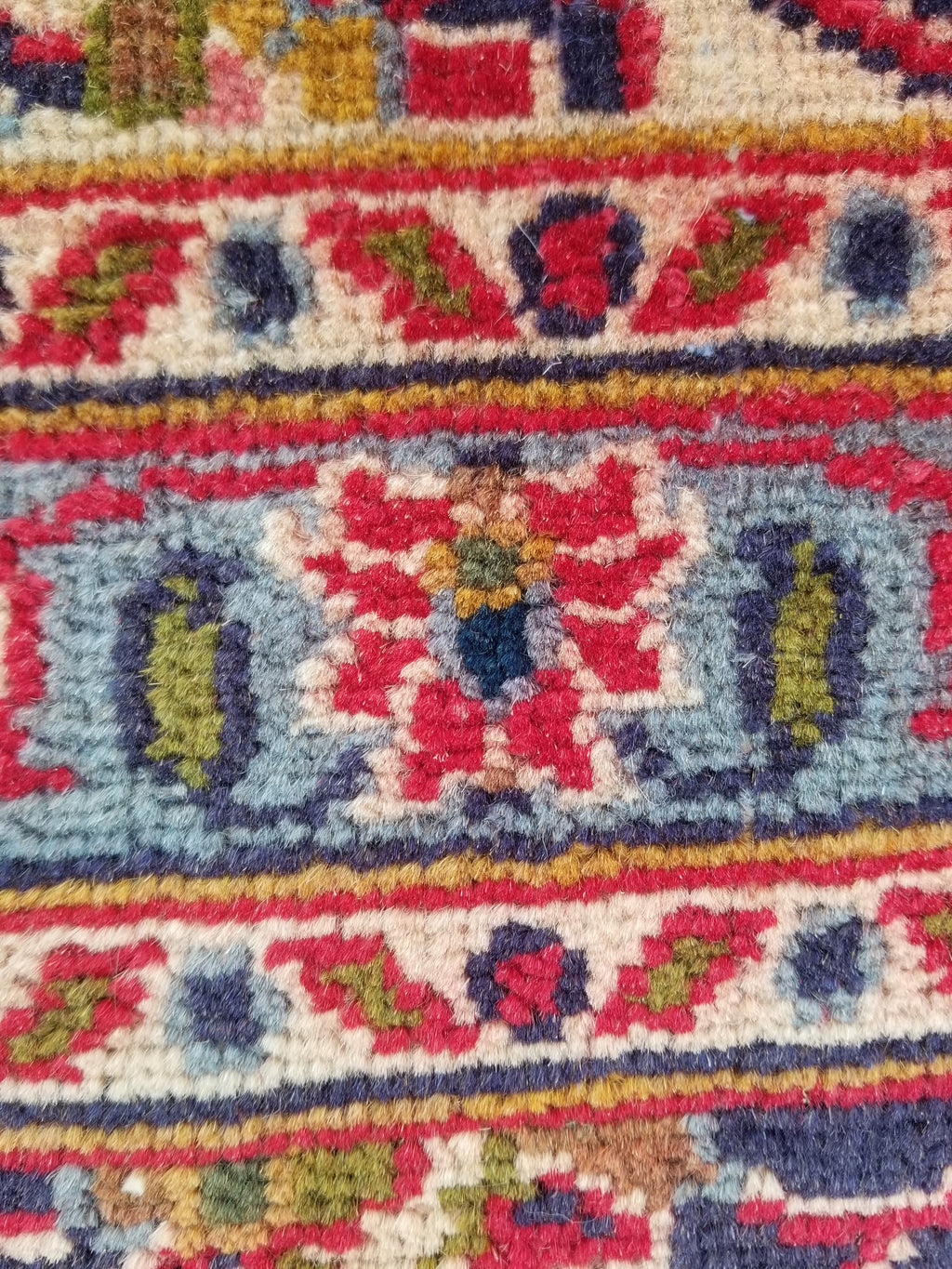 Antique Traditional Handmade Oriental Wool Multicolor Rug 289x195cm