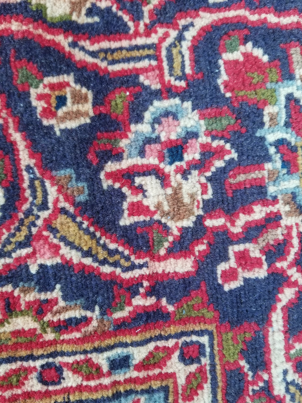 Antique Traditional Handmade Oriental Wool Multicolor Rug 289x195cm