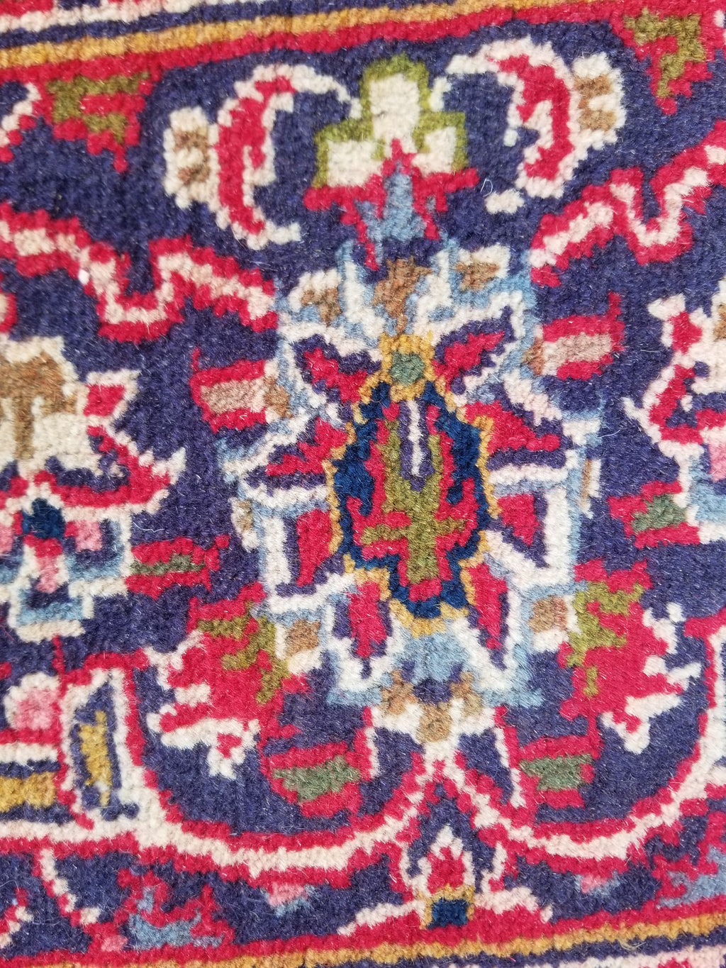 Antique Traditional Handmade Oriental Wool Multicolor Rug 289x195cm
