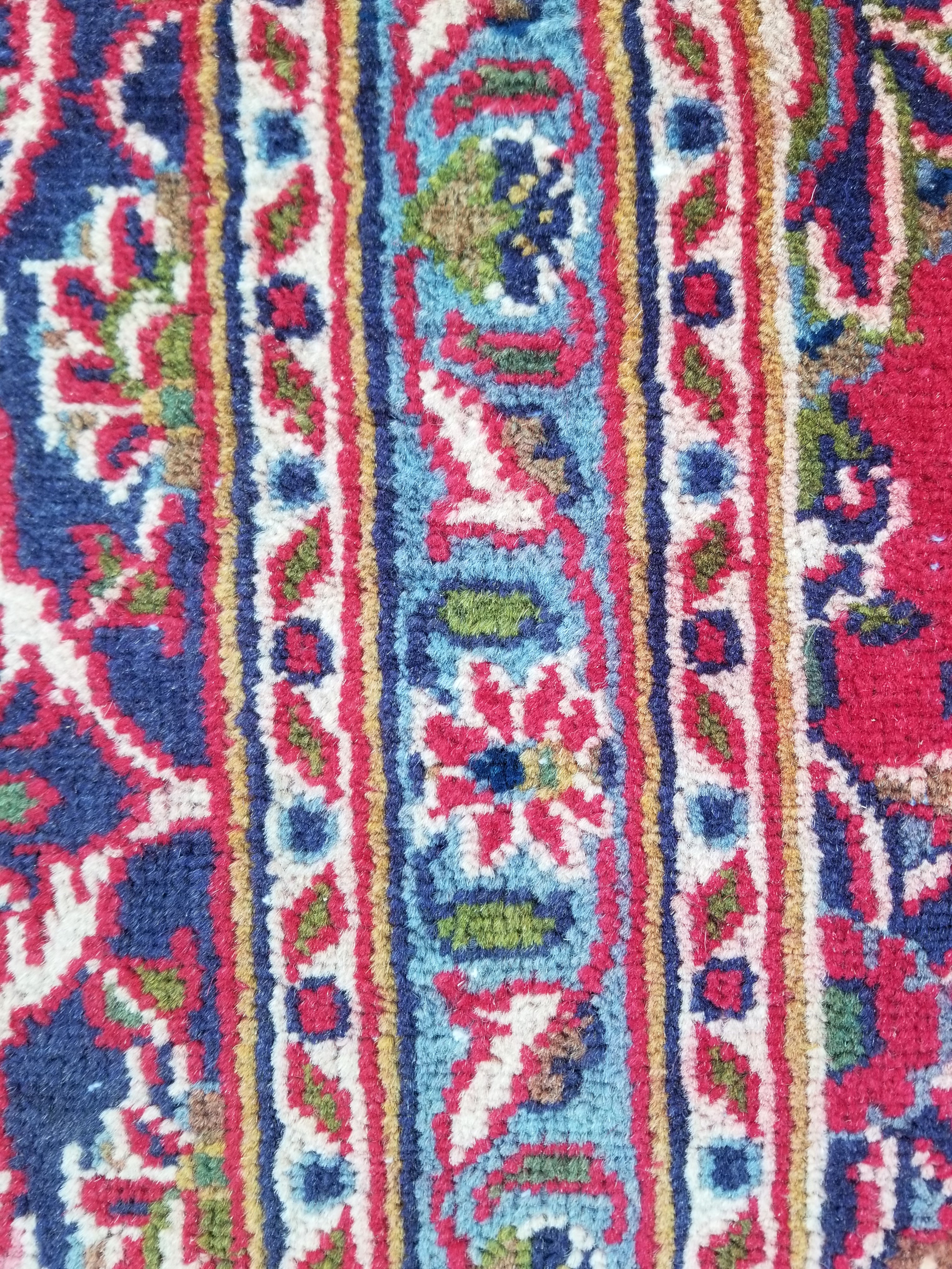 Antique Traditional Handmade Oriental Wool Multicolor Rug 289x195cm