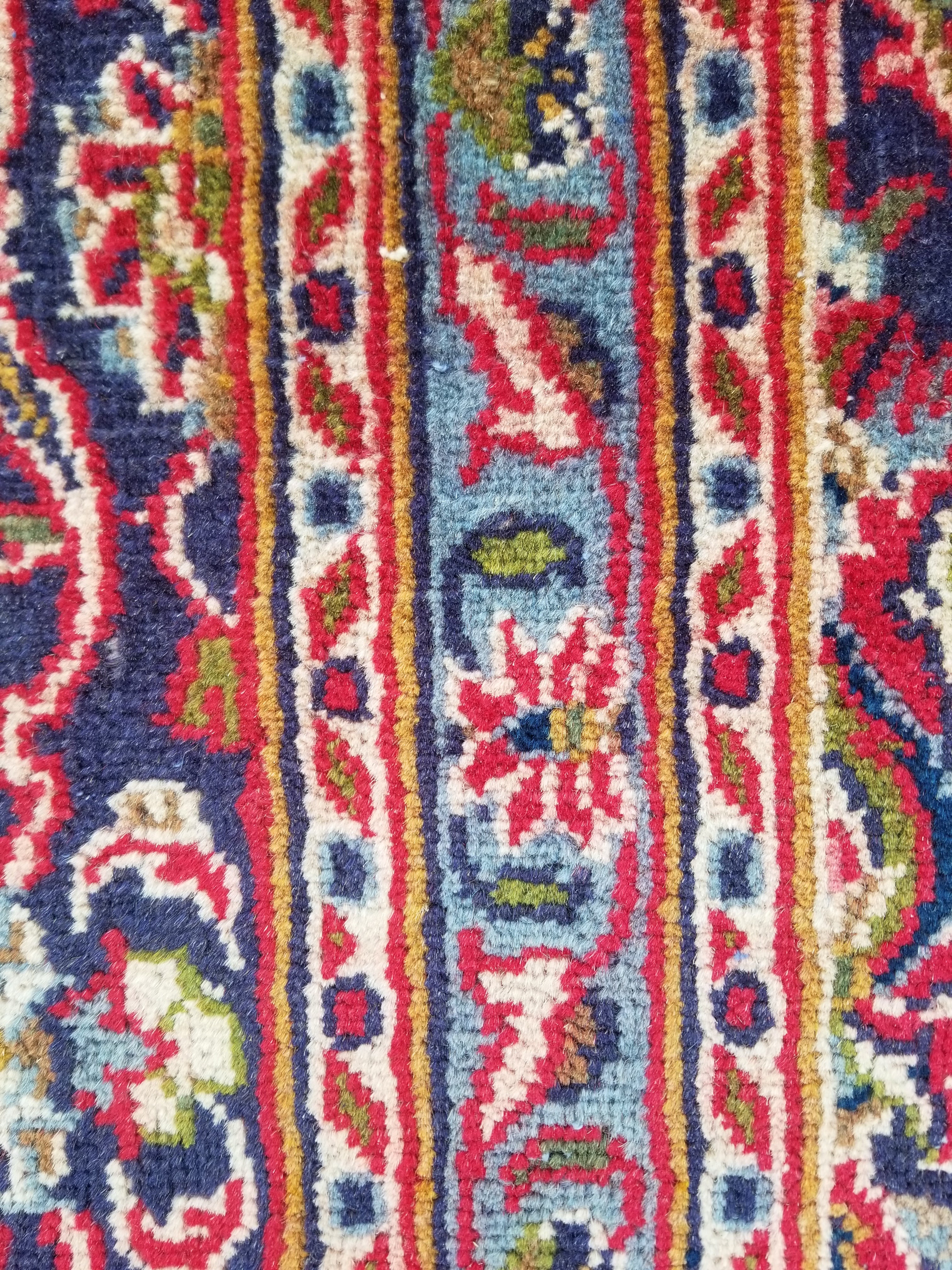 Antique Traditional Handmade Oriental Wool Multicolor Rug 289x195cm
