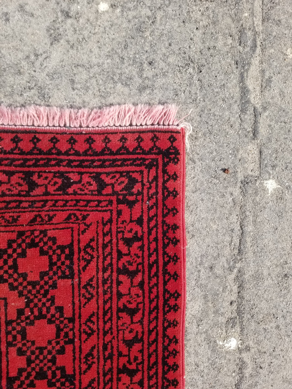 Antique Traditional Handmade Turkoman Tekke Wool Multicolor Rug 289x195cm