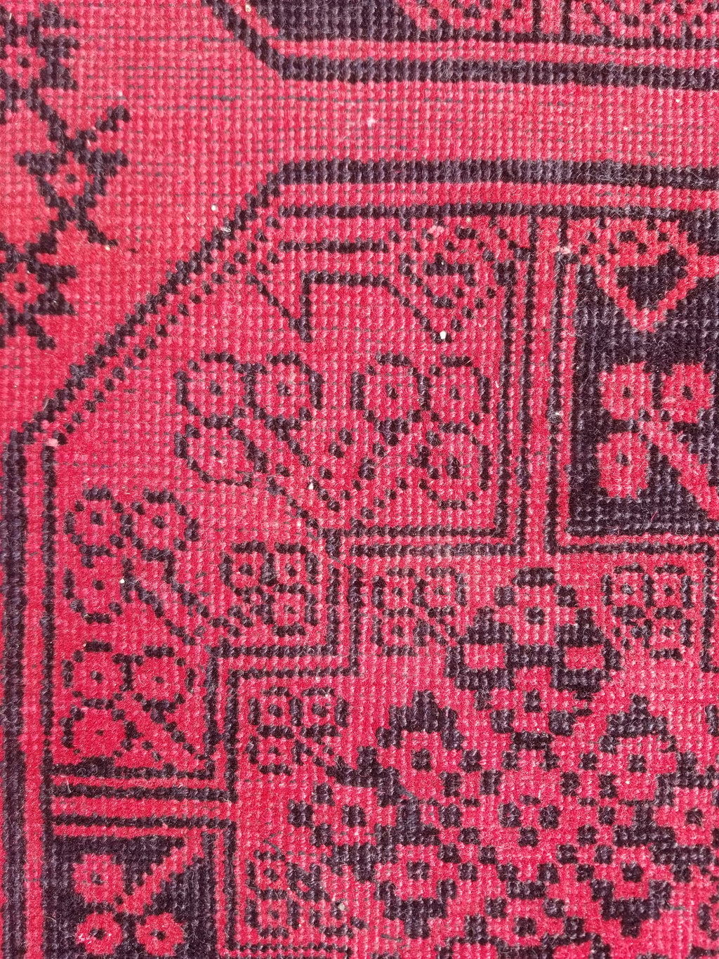 Antique Traditional Handmade Turkoman Tekke Wool Multicolor Rug 289x195cm