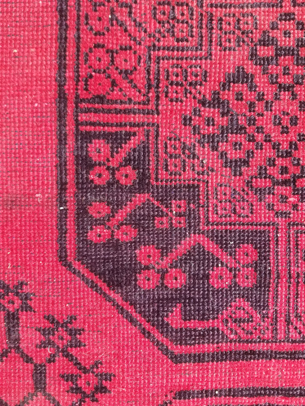 Antique Traditional Handmade Turkoman Tekke Wool Multicolor Rug 289x195cm