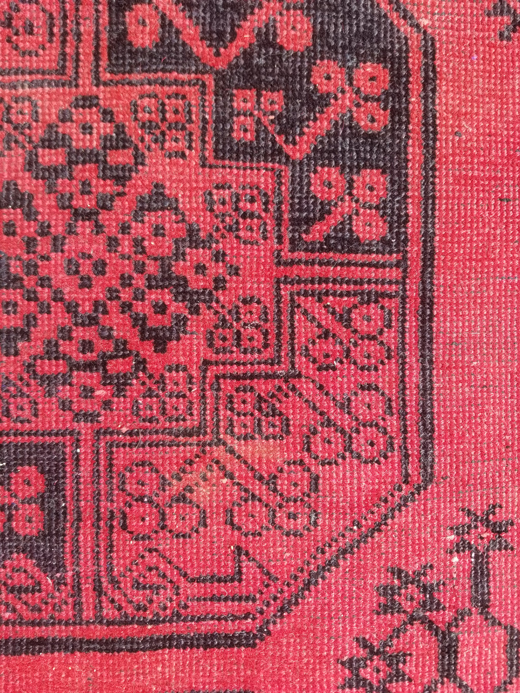 Antique Traditional Handmade Turkoman Tekke Wool Multicolor Rug 289x195cm