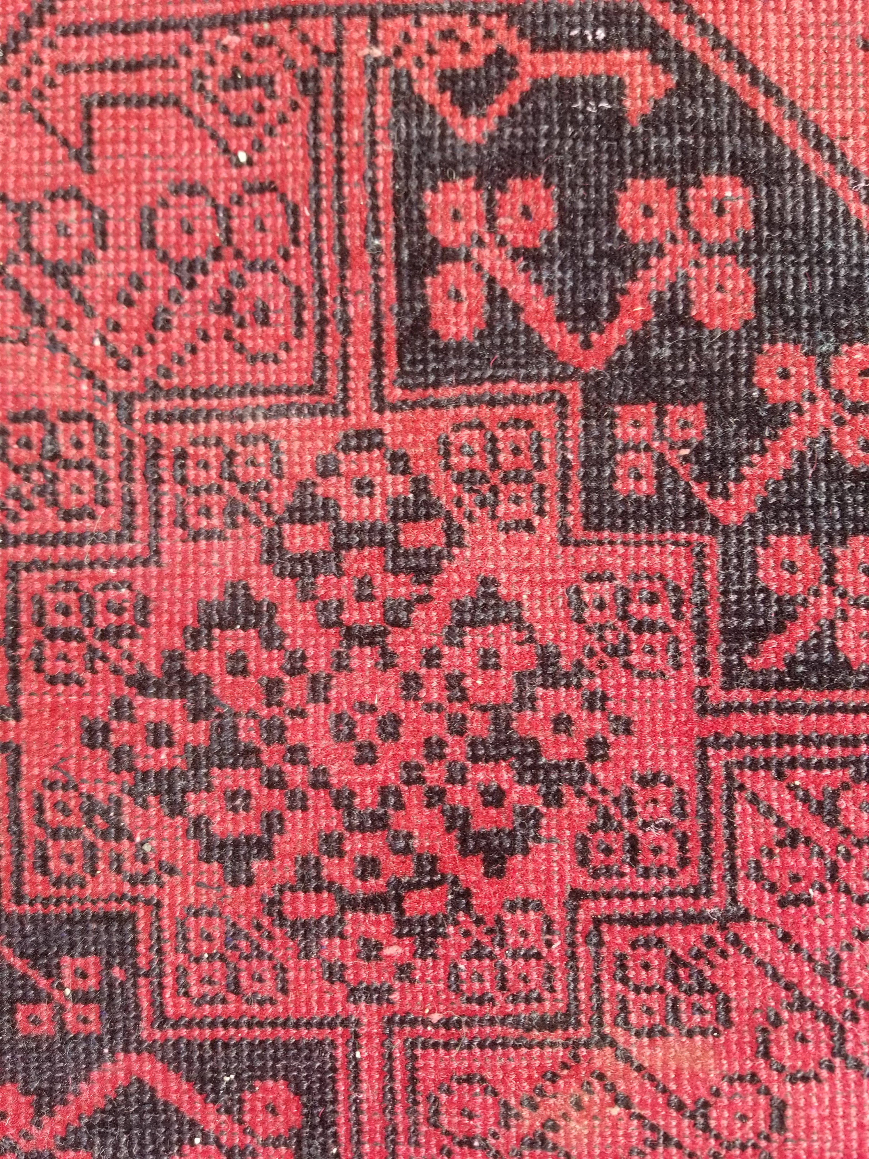Antique Traditional Handmade Turkoman Tekke Wool Multicolor Rug 289x195cm