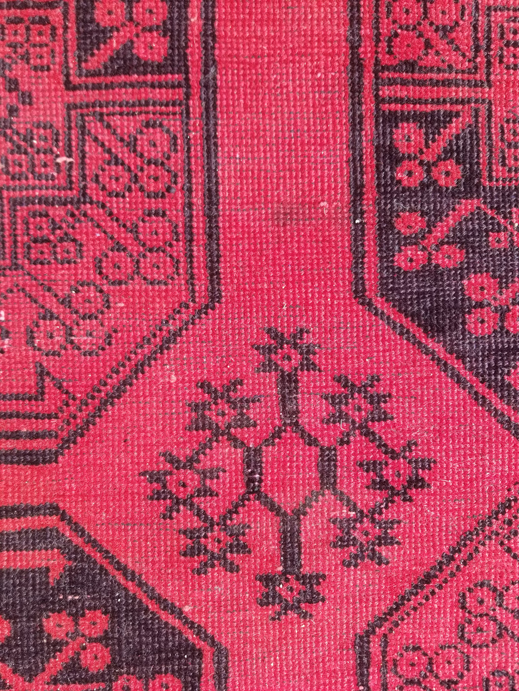 Antique Traditional Handmade Turkoman Tekke Wool Multicolor Rug 289x195cm