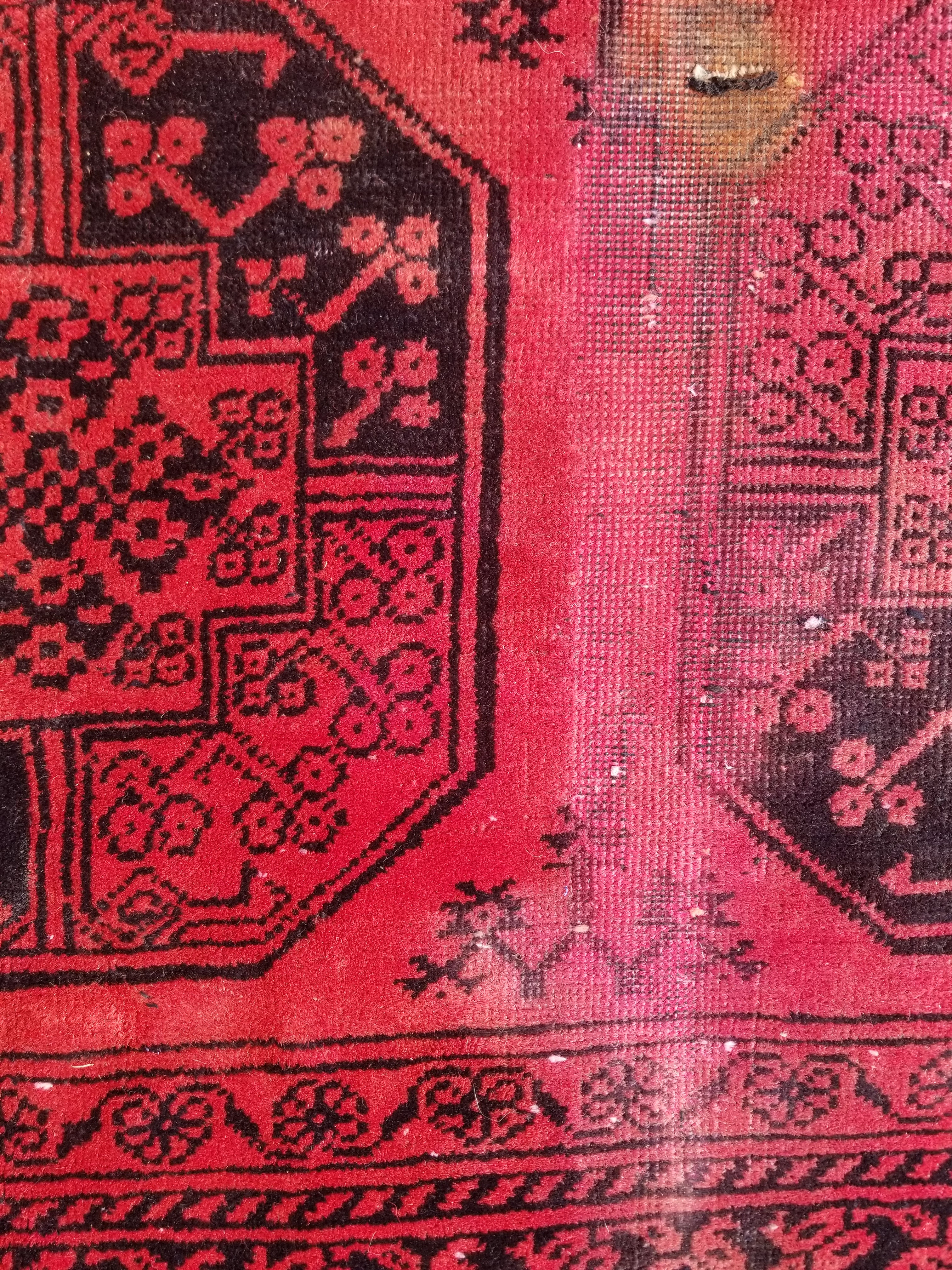 Antique Traditional Handmade Turkoman Tekke Wool Multicolor Rug 289x195cm
