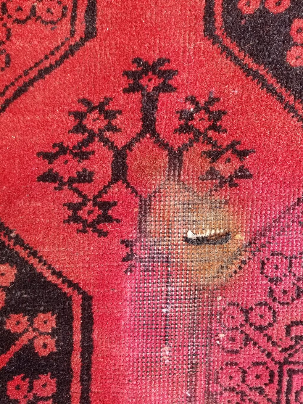 Antique Traditional Handmade Turkoman Tekke Wool Multicolor Rug 289x195cm