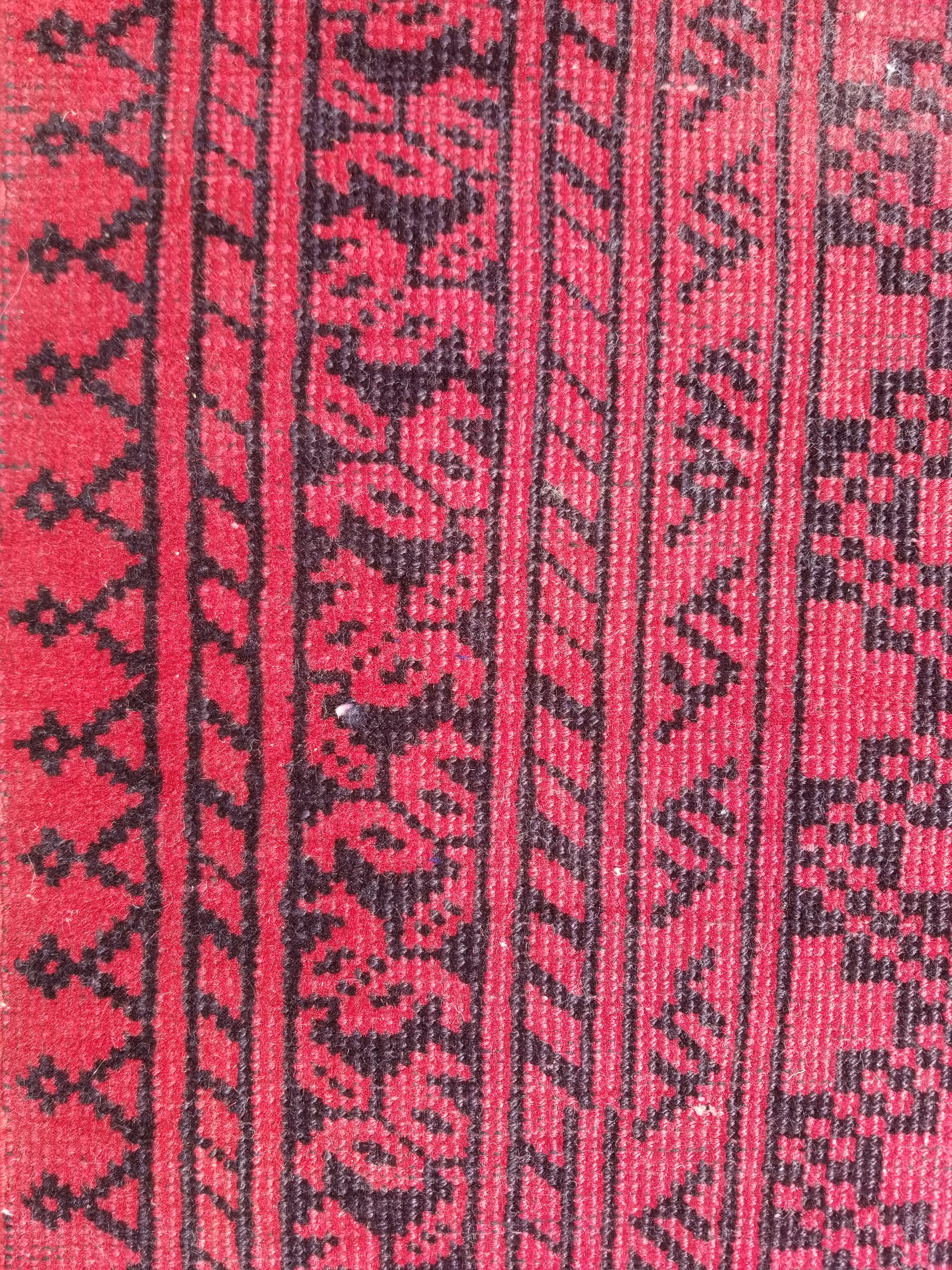 Antique Traditional Handmade Turkoman Tekke Wool Multicolor Rug 289x195cm