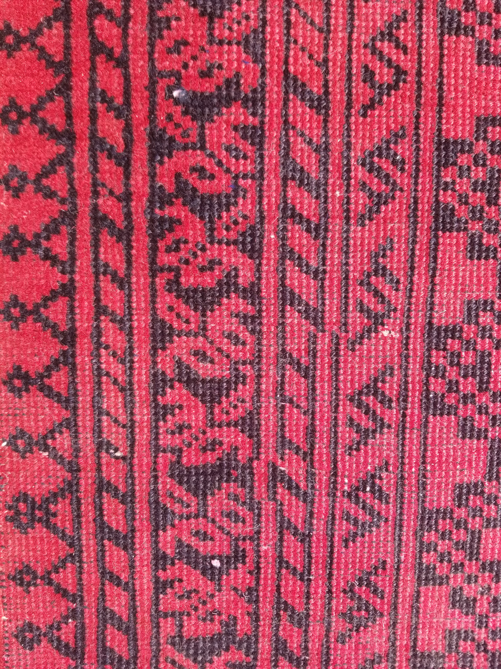 Antique Traditional Handmade Turkoman Tekke Wool Multicolor Rug 289x195cm