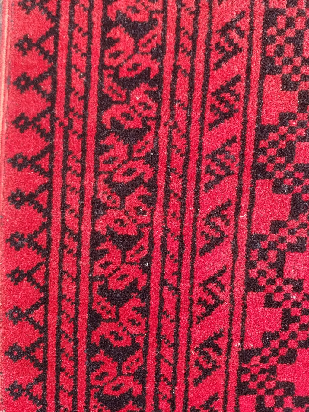 Antique Traditional Handmade Turkoman Tekke Wool Multicolor Rug 289x195cm