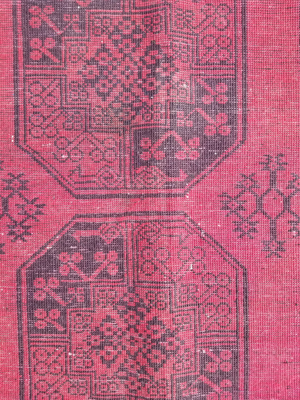 Antique Traditional Handmade Turkoman Tekke Wool Multicolor Rug 289x195cm
