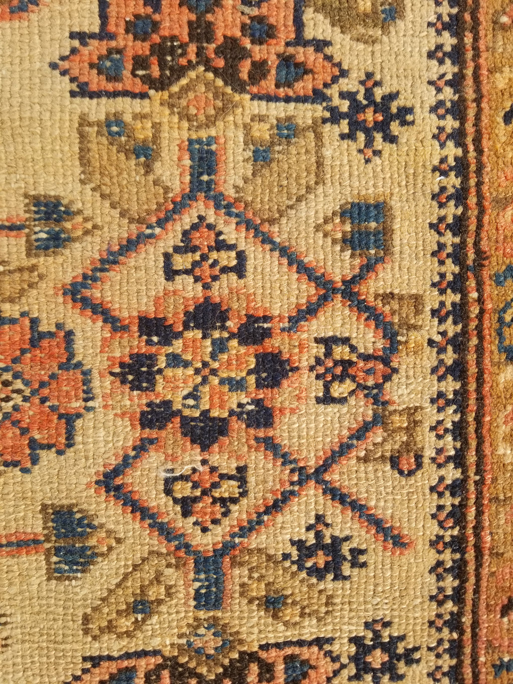 Distressed Antique Traditional Handmade Oriental Wool Multicolor Rug 175x109cm