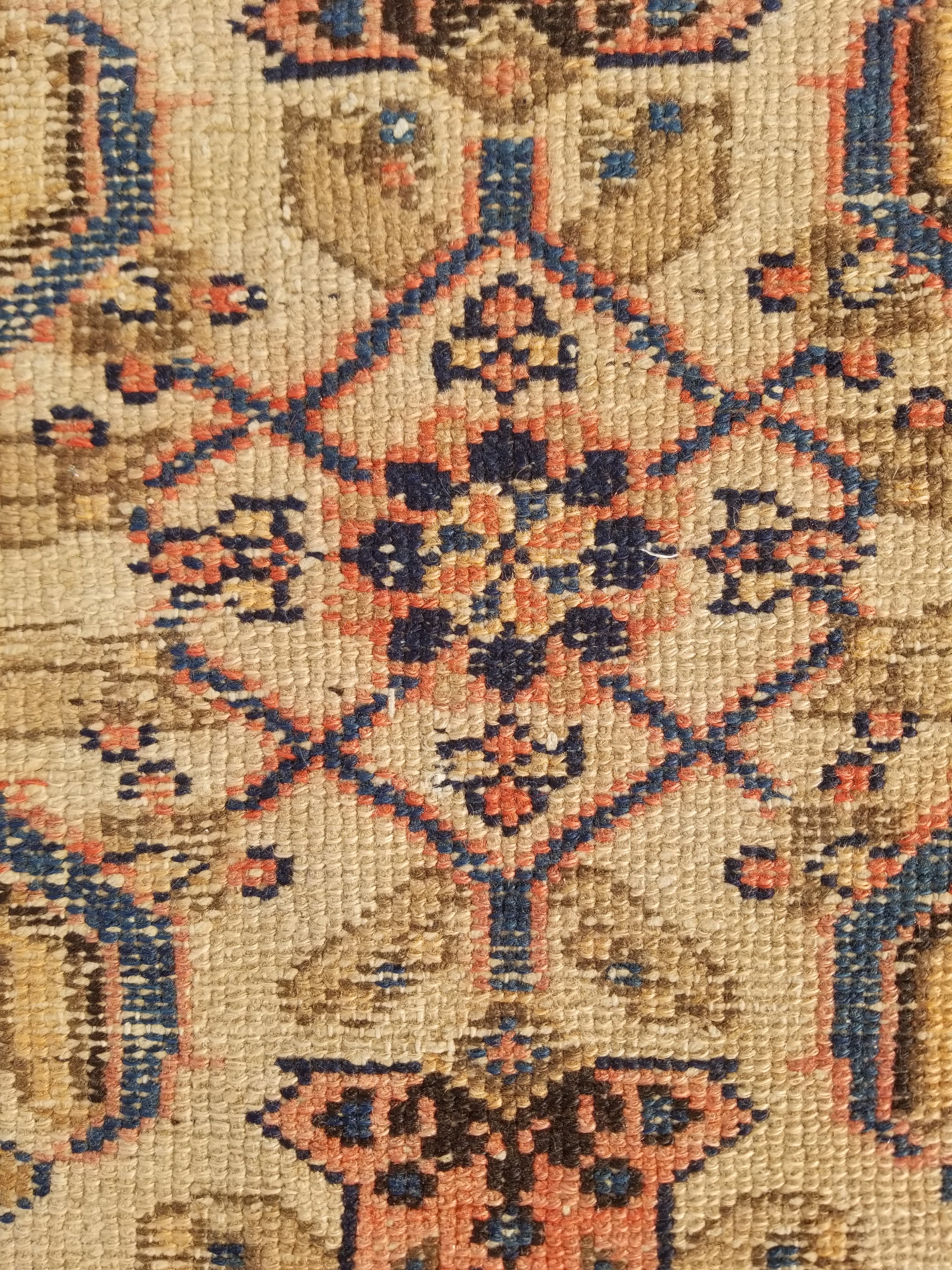 Distressed Antique Traditional Handmade Oriental Wool Multicolor Rug 175x109cm