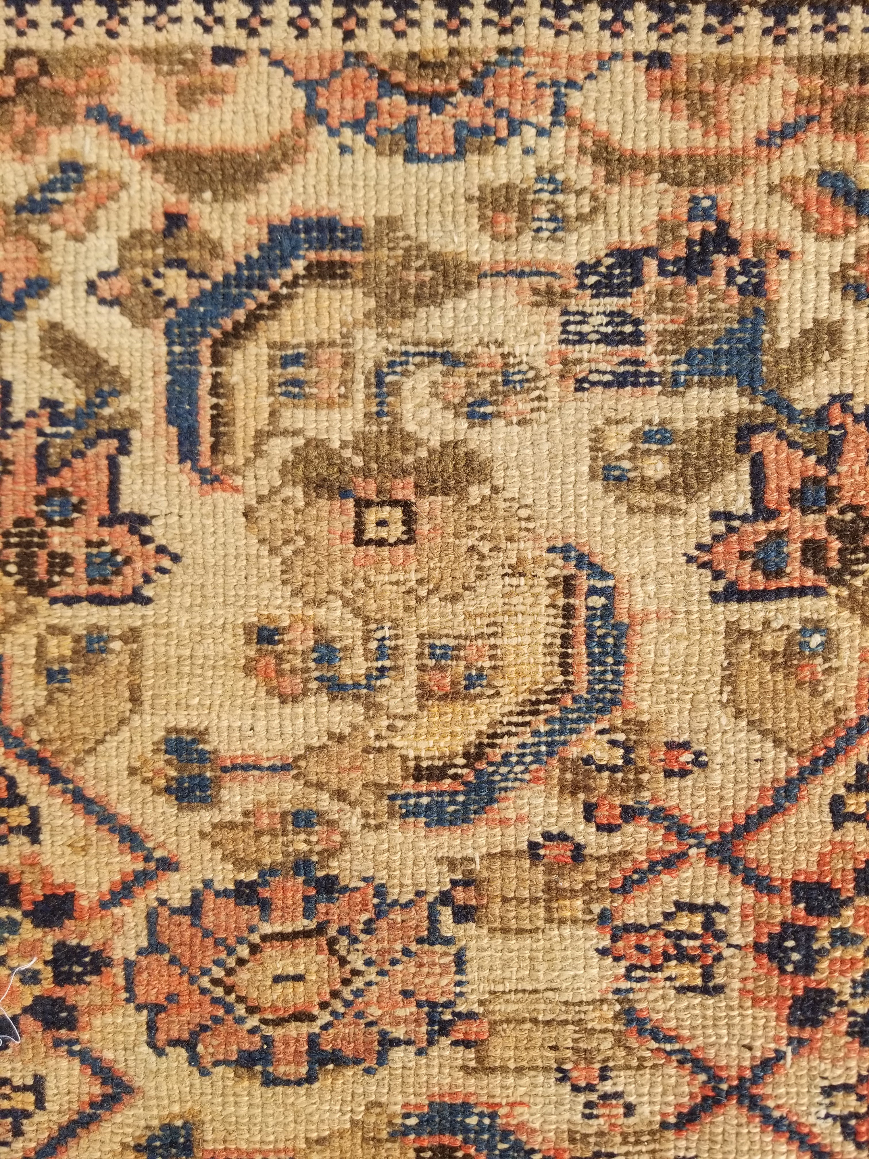 Distressed Antique Traditional Handmade Oriental Wool Multicolor Rug 175x109cm