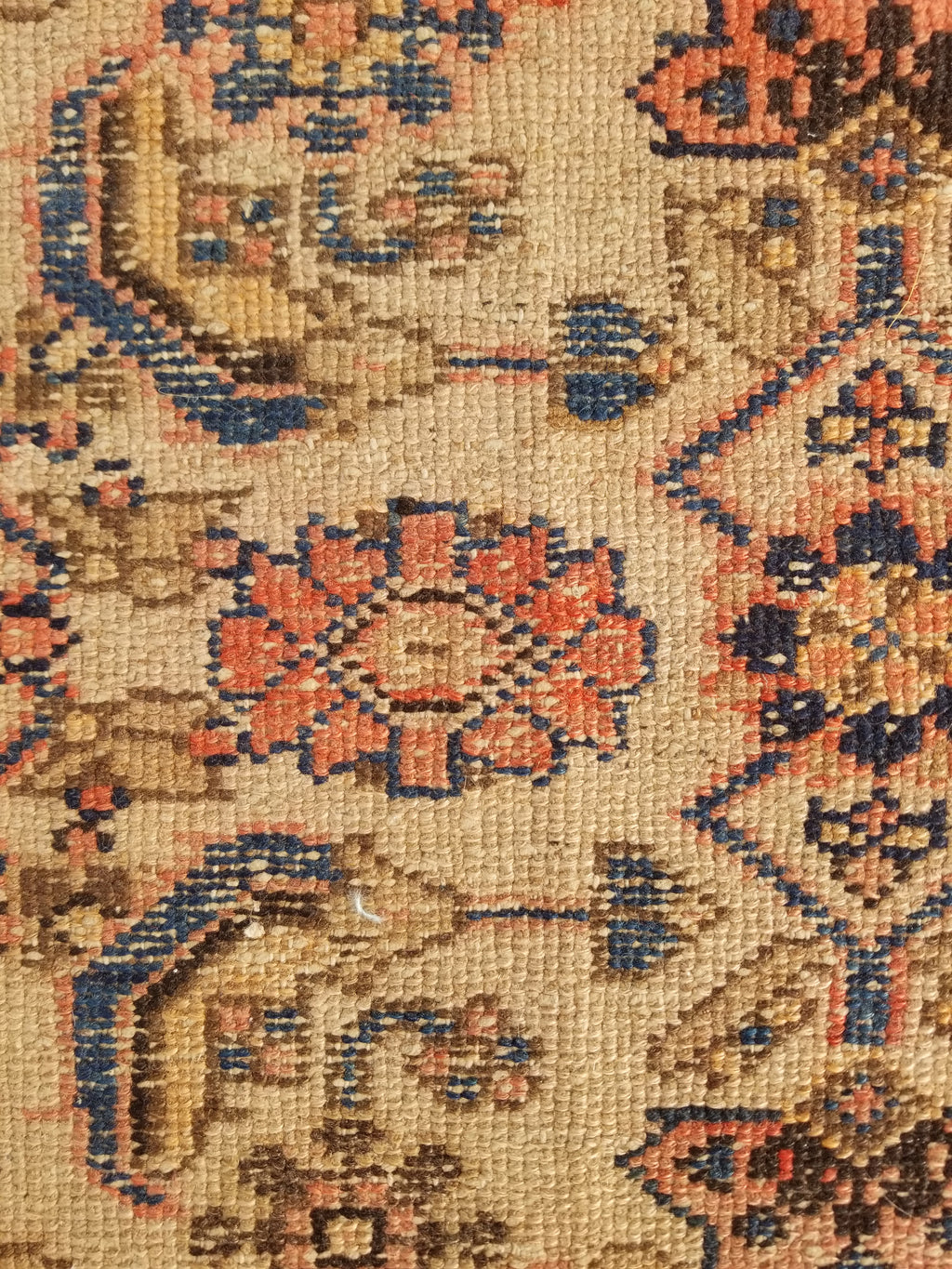 Distressed Antique Traditional Handmade Oriental Wool Multicolor Rug 175x109cm