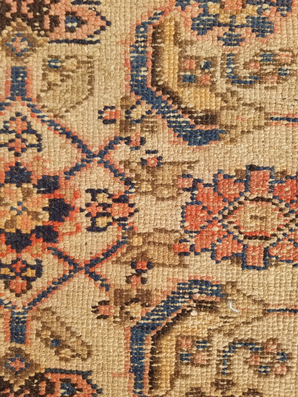 Distressed Antique Traditional Handmade Oriental Wool Multicolor Rug 175x109cm