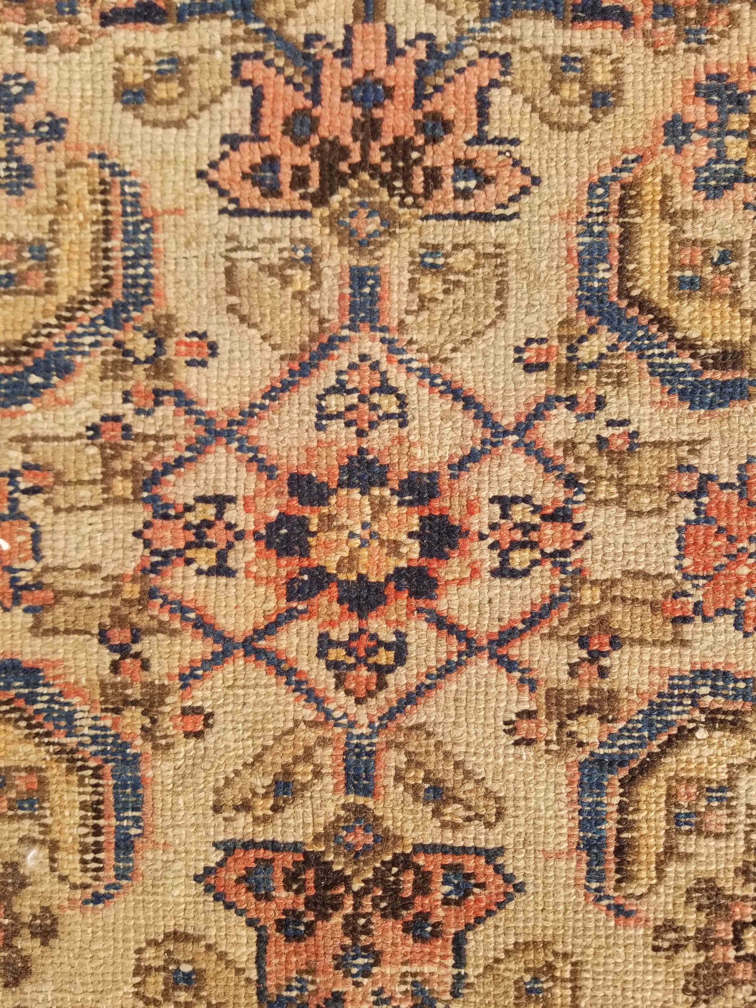 Distressed Antique Traditional Handmade Oriental Wool Multicolor Rug 175x109cm