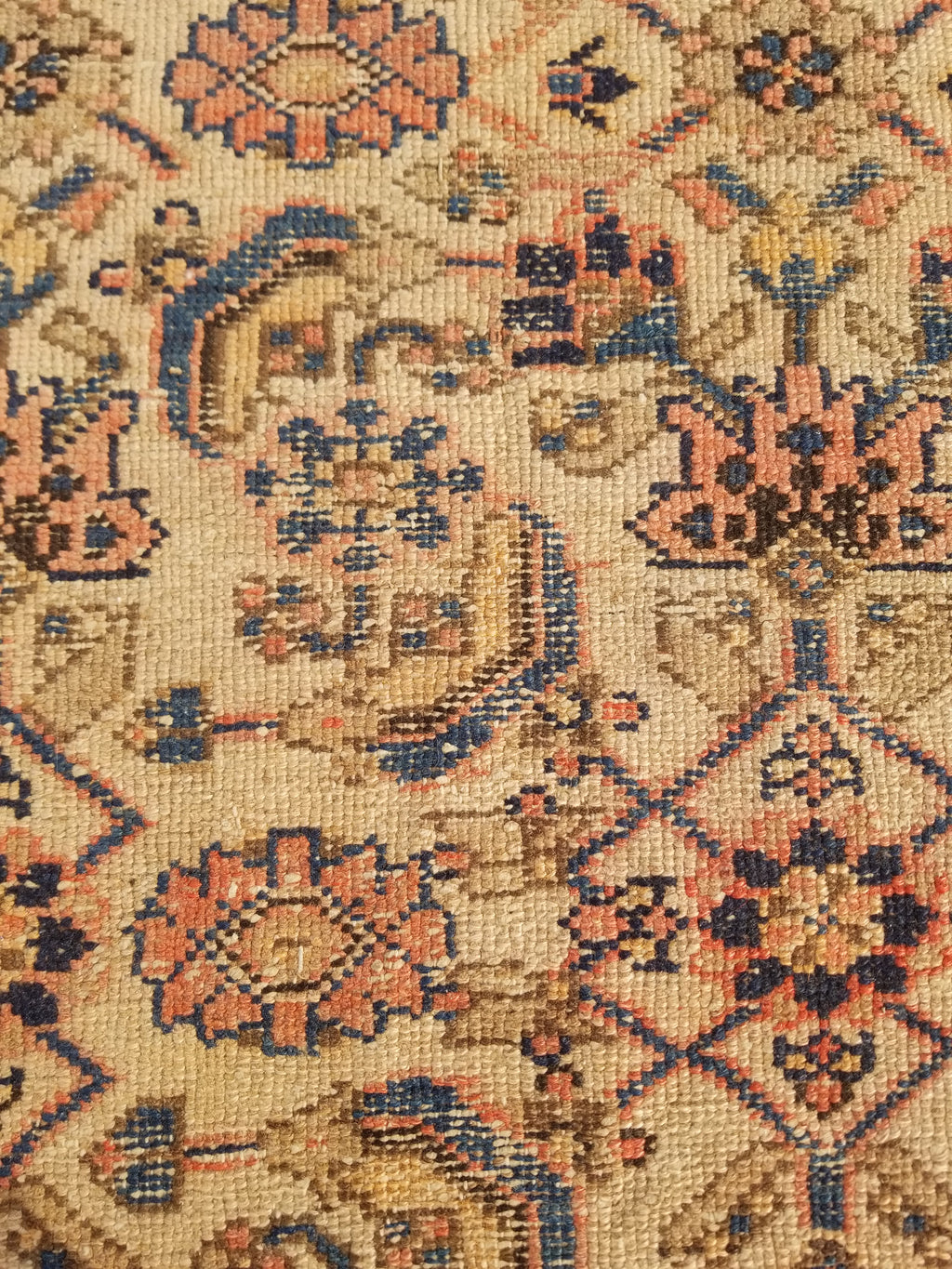 Distressed Antique Traditional Handmade Oriental Wool Multicolor Rug 175x109cm