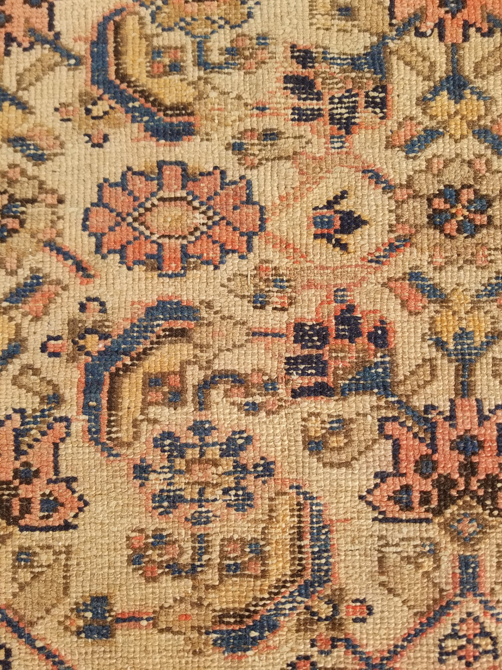 Distressed Antique Traditional Handmade Oriental Wool Multicolor Rug 175x109cm