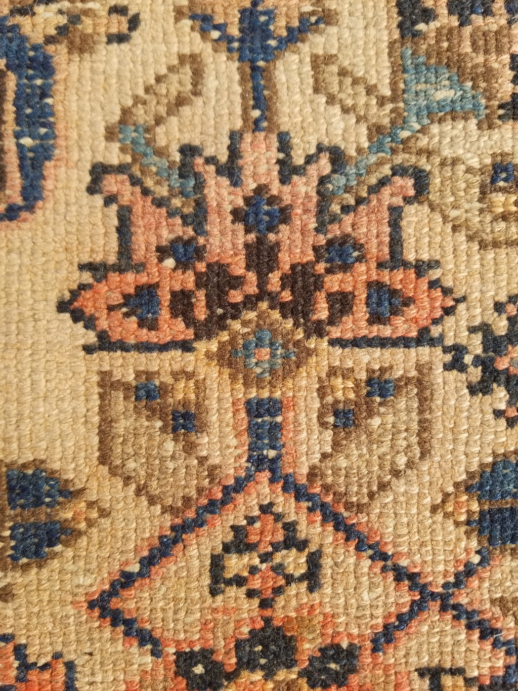 Distressed Antique Traditional Handmade Oriental Wool Multicolor Rug 175x109cm