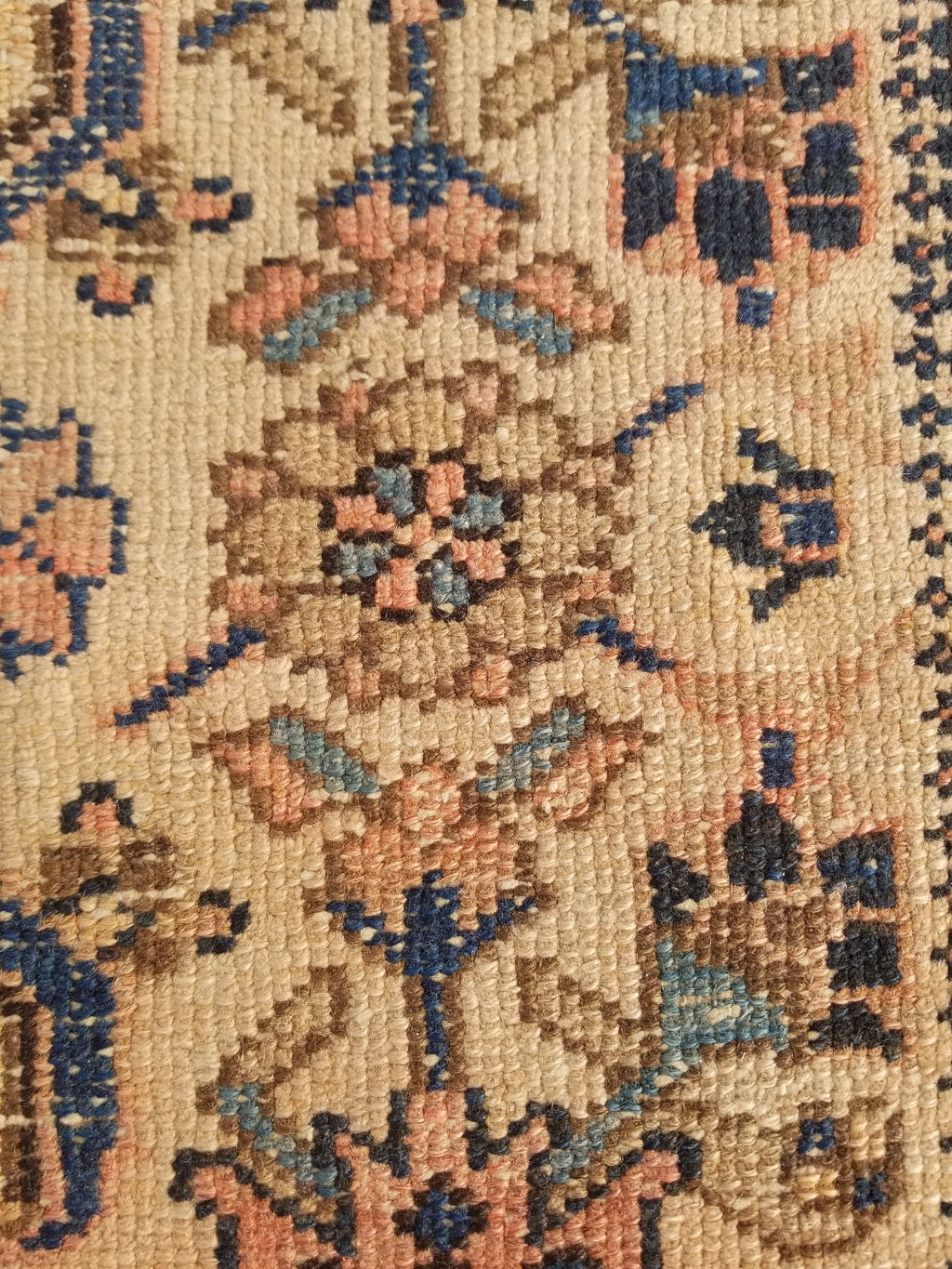 Distressed Antique Traditional Handmade Oriental Wool Multicolor Rug 175x109cm