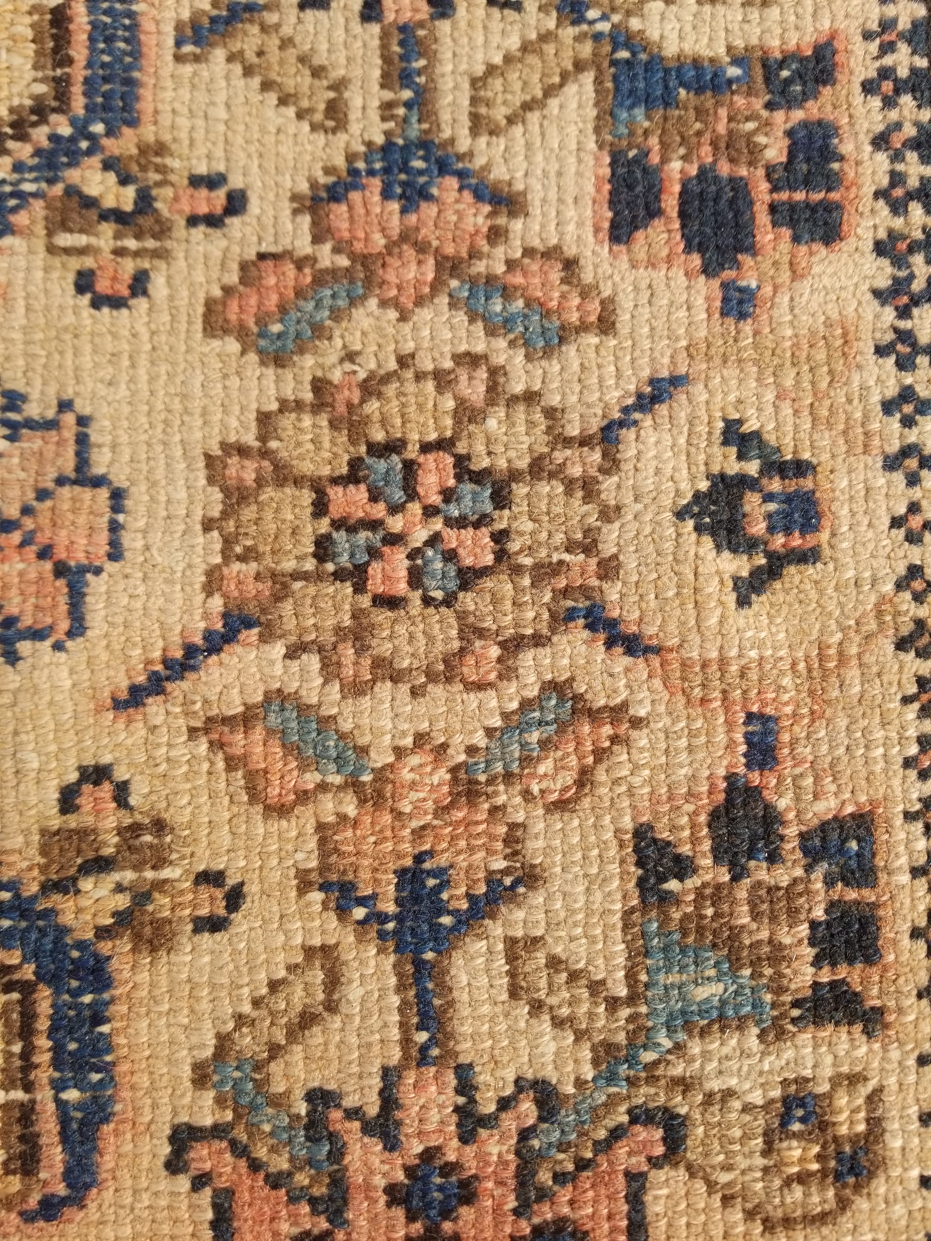 Distressed Antique Traditional Handmade Oriental Wool Multicolor Rug 175x109cm